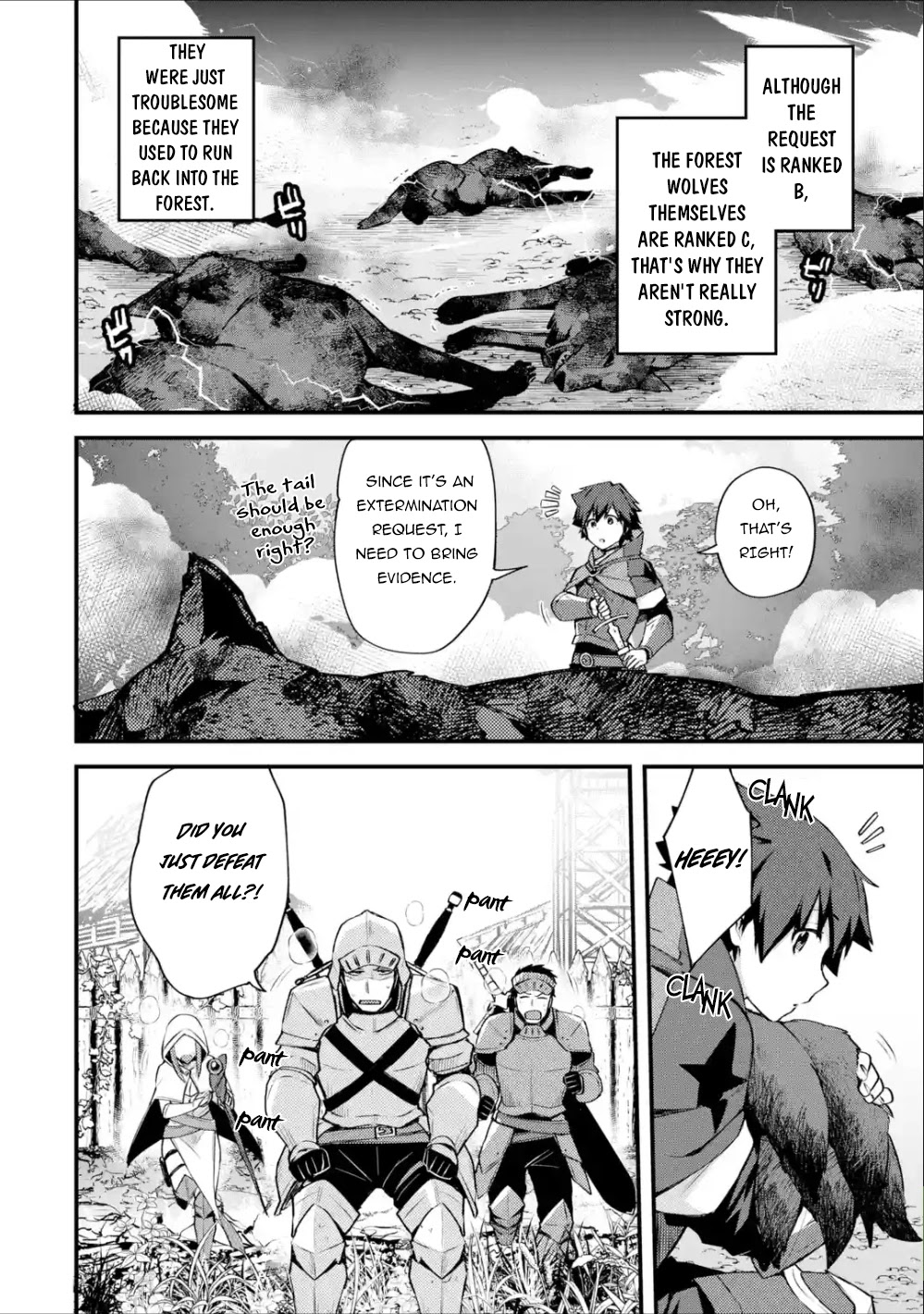 A Boy Who Has Been Reincarnated Twice Spends Peacefully as an S-Rank Adventurer, ~ I who was a Sage and a Hero of Previous World, Will Live in Peacefullness in the Next World~ Chapter 17 page 18 - Chapter 17: Let's burn the forest and exterminate the wolves!!