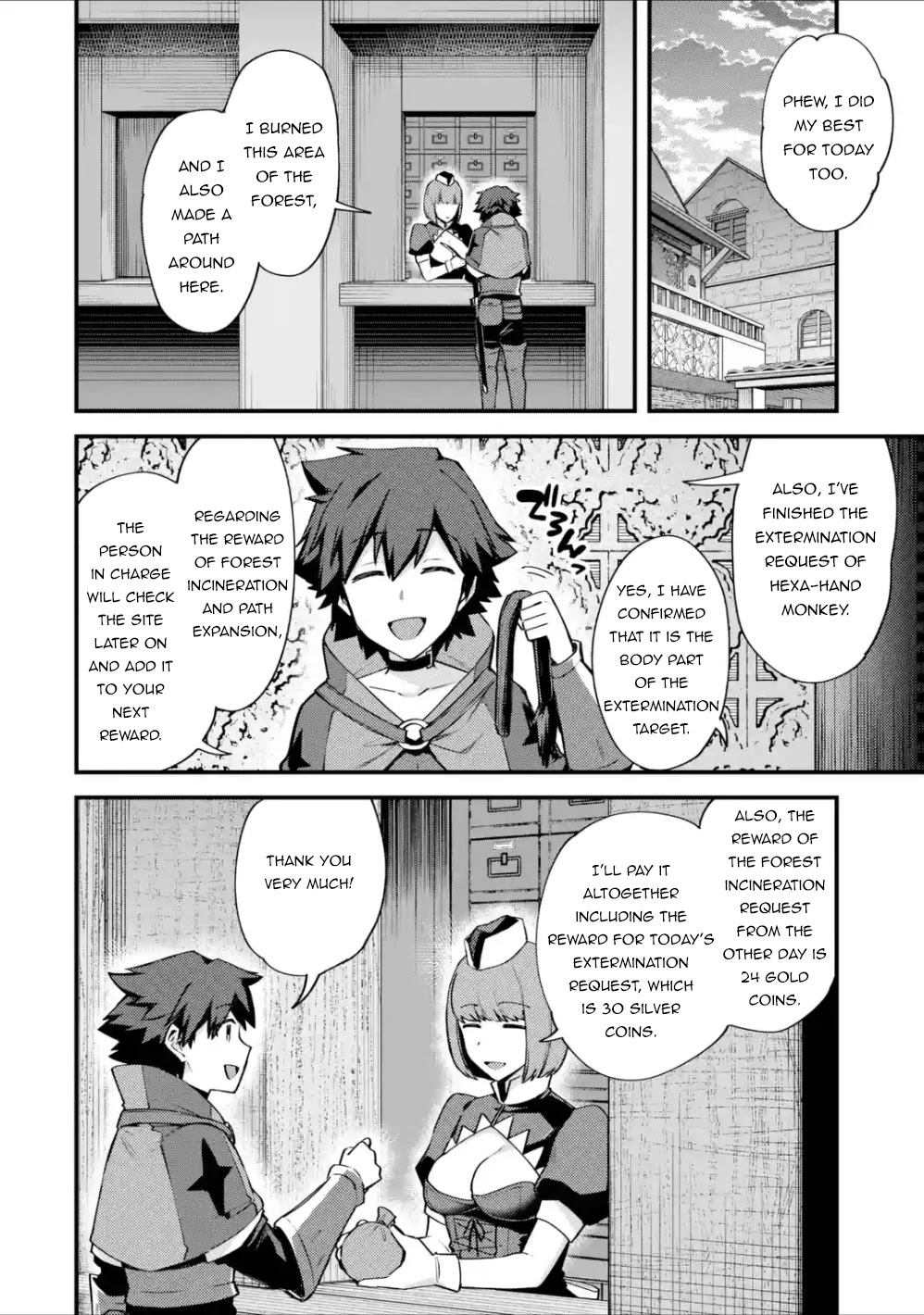 A Boy Who Has Been Reincarnated Twice Spends Peacefully as an S-Rank Adventurer, ~ I who was a Sage and a Hero of Previous World, Will Live in Peacefullness in the Next World~ Chapter 17 page 26 - Chapter 17: Let's burn the forest and exterminate the wolves!!