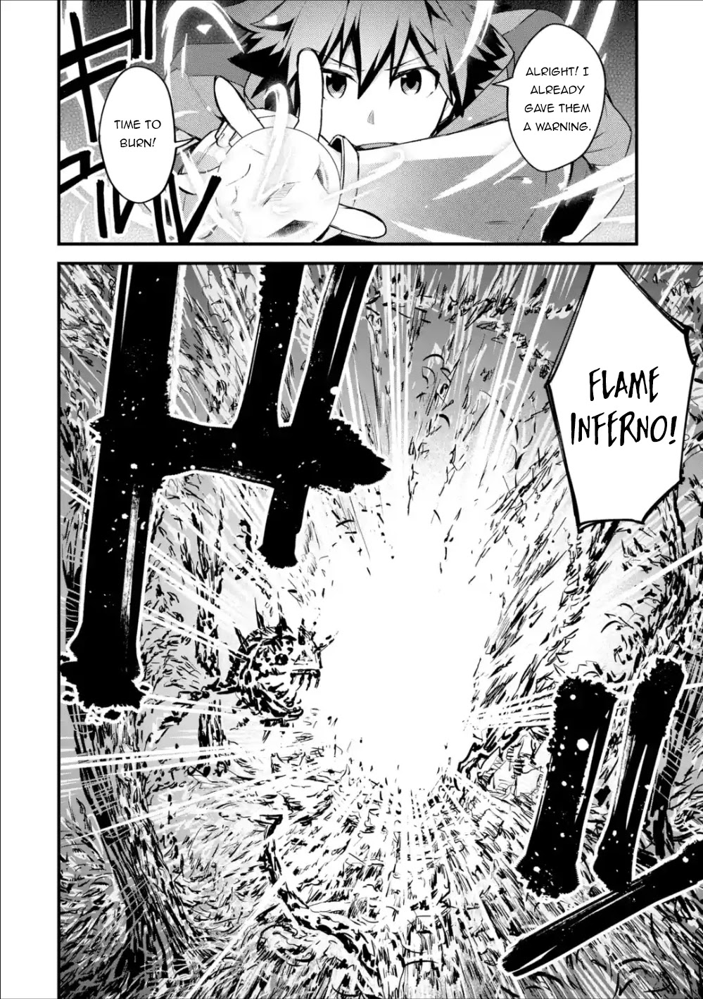 A Boy Who Has Been Reincarnated Twice Spends Peacefully as an S-Rank Adventurer, ~ I who was a Sage and a Hero of Previous World, Will Live in Peacefullness in the Next World~ Chapter 17 page 9 - Chapter 17: Let's burn the forest and exterminate the wolves!!