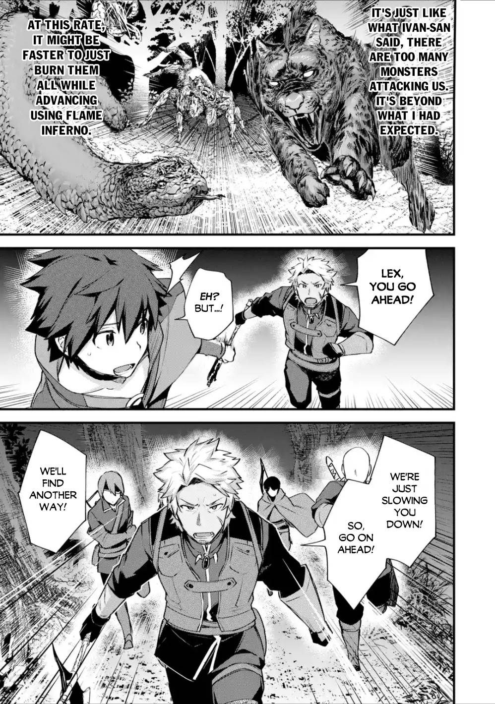 A Boy Who Has Been Reincarnated Twice Spends Peacefully as an S-Rank Adventurer, ~ I who was a Sage and a Hero of Previous World, Will Live in Peacefullness in the Next World~ Chapter 18 page 30 - Chapter 18: The Black Wolf and Rescuing Lilliera