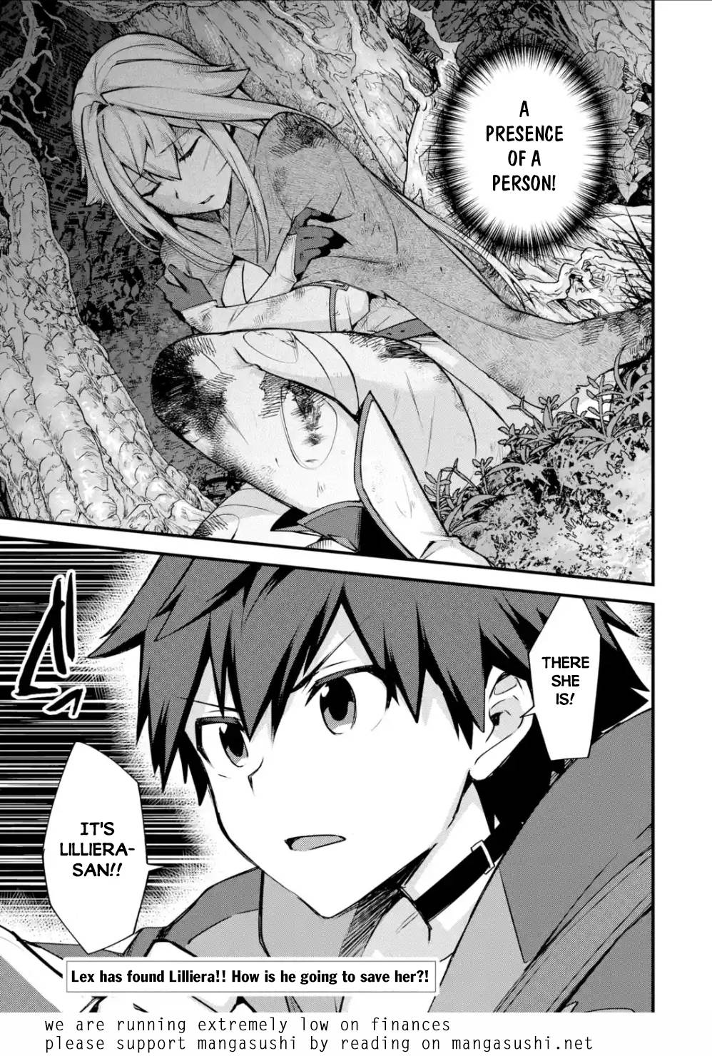 A Boy Who Has Been Reincarnated Twice Spends Peacefully as an S-Rank Adventurer, ~ I who was a Sage and a Hero of Previous World, Will Live in Peacefullness in the Next World~ Chapter 18 page 36 - Chapter 18: The Black Wolf and Rescuing Lilliera