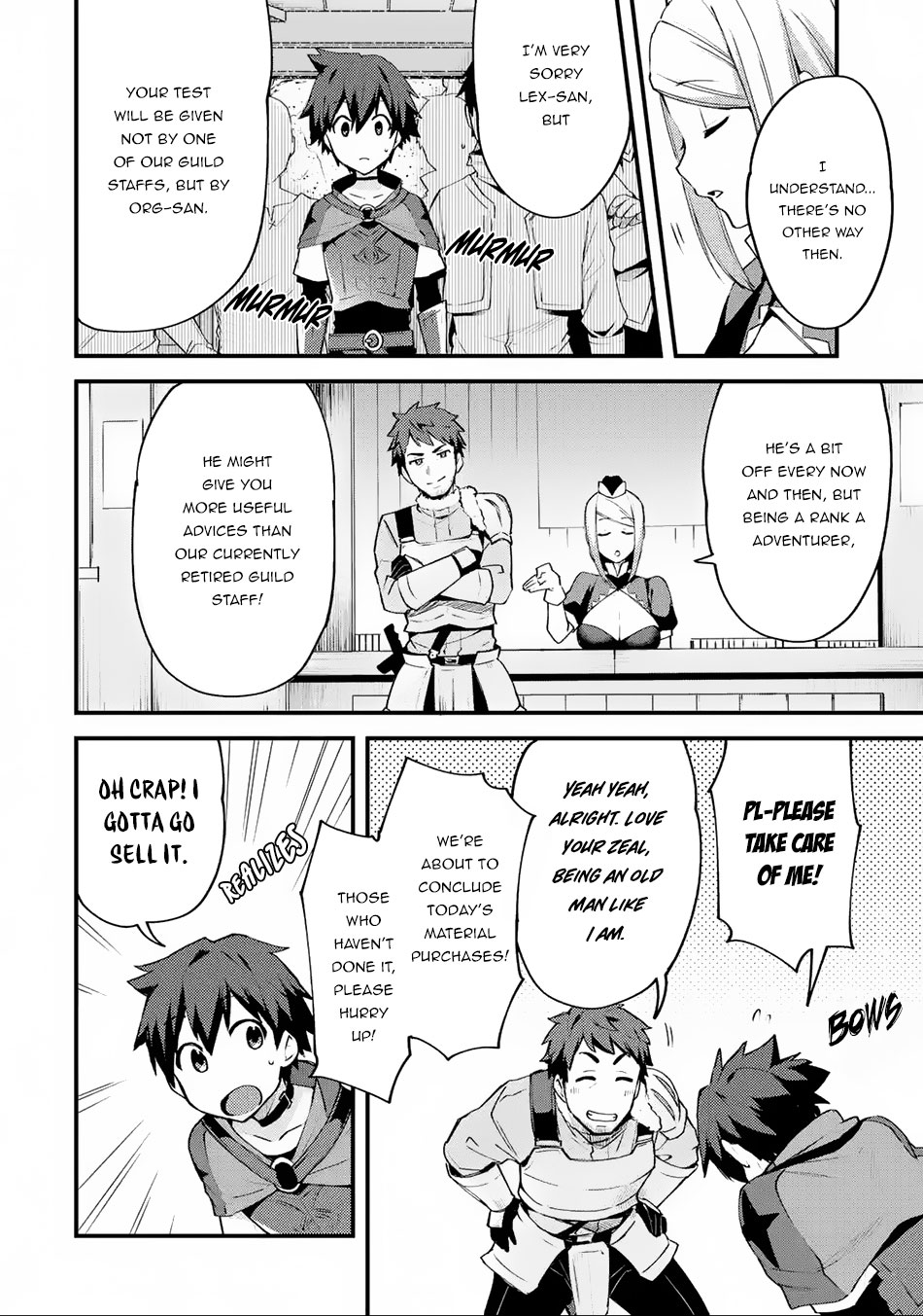 A Boy Who Has Been Reincarnated Twice Spends Peacefully as an S-Rank Adventurer, ~ I who was a Sage and a Hero of Previous World, Will Live in Peacefullness in the Next World~ Chapter 2 page 11 - Chapter 2: Registration and an Unsuccessful Purchase