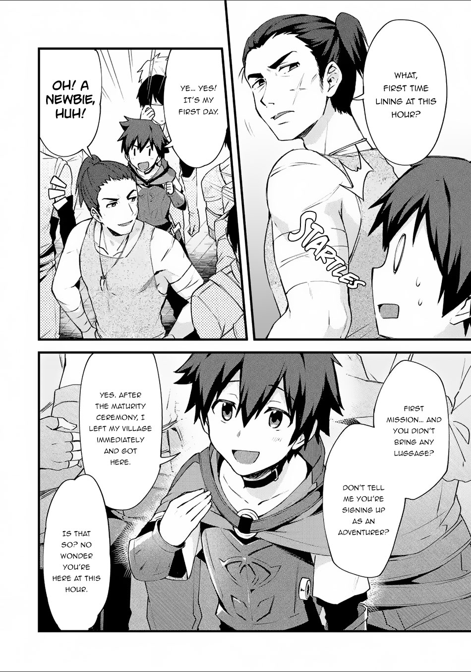 A Boy Who Has Been Reincarnated Twice Spends Peacefully as an S-Rank Adventurer, ~ I who was a Sage and a Hero of Previous World, Will Live in Peacefullness in the Next World~ Chapter 2 page 5 - Chapter 2: Registration and an Unsuccessful Purchase