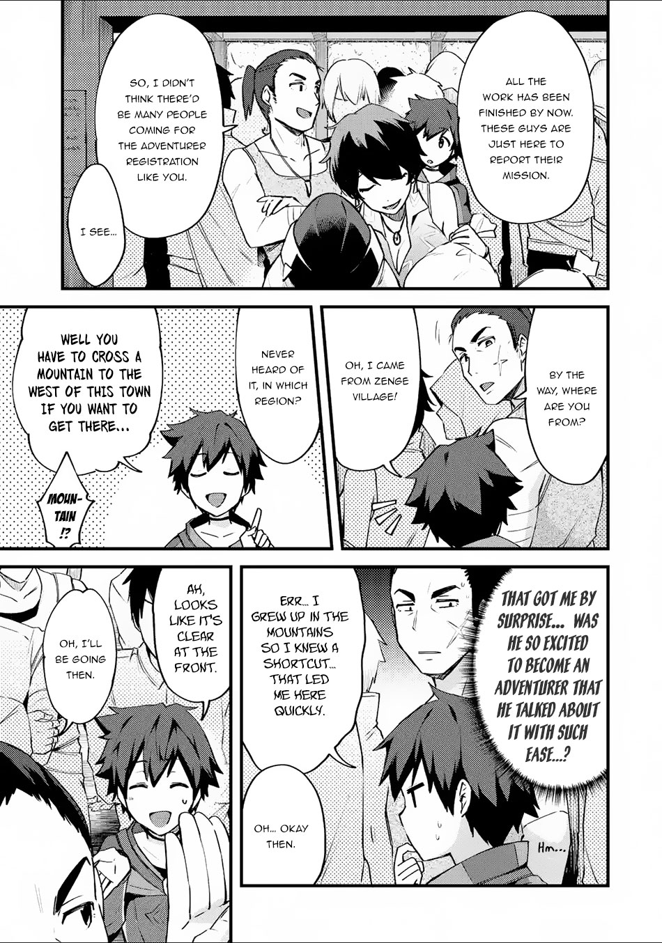 A Boy Who Has Been Reincarnated Twice Spends Peacefully as an S-Rank Adventurer, ~ I who was a Sage and a Hero of Previous World, Will Live in Peacefullness in the Next World~ Chapter 2 page 6 - Chapter 2: Registration and an Unsuccessful Purchase