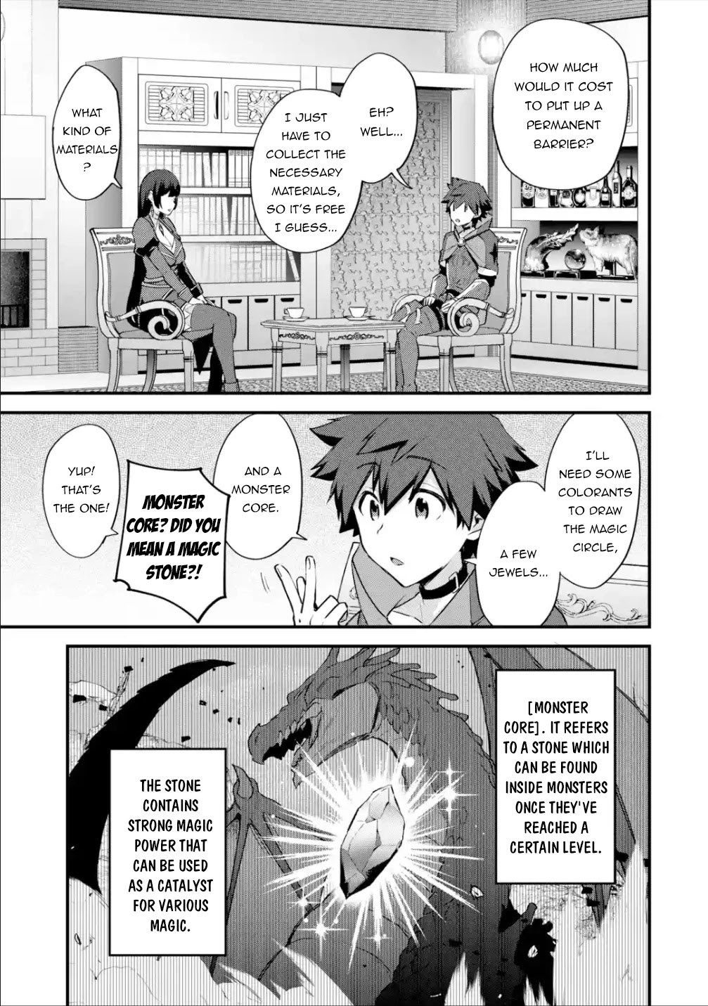 A Boy Who Has Been Reincarnated Twice Spends Peacefully as an S-Rank Adventurer, ~ I who was a Sage and a Hero of Previous World, Will Live in Peacefullness in the Next World~ Chapter 23 page 28 - Chapter 23: A Proposal and the Core Stone