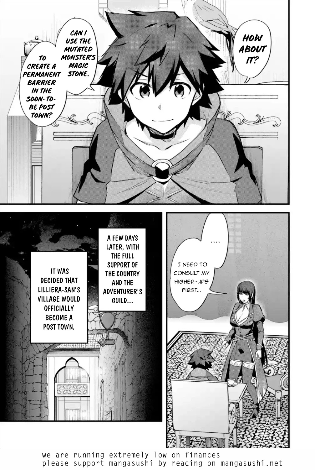 A Boy Who Has Been Reincarnated Twice Spends Peacefully as an S-Rank Adventurer, ~ I who was a Sage and a Hero of Previous World, Will Live in Peacefullness in the Next World~ Chapter 23 page 32 - Chapter 23: A Proposal and the Core Stone