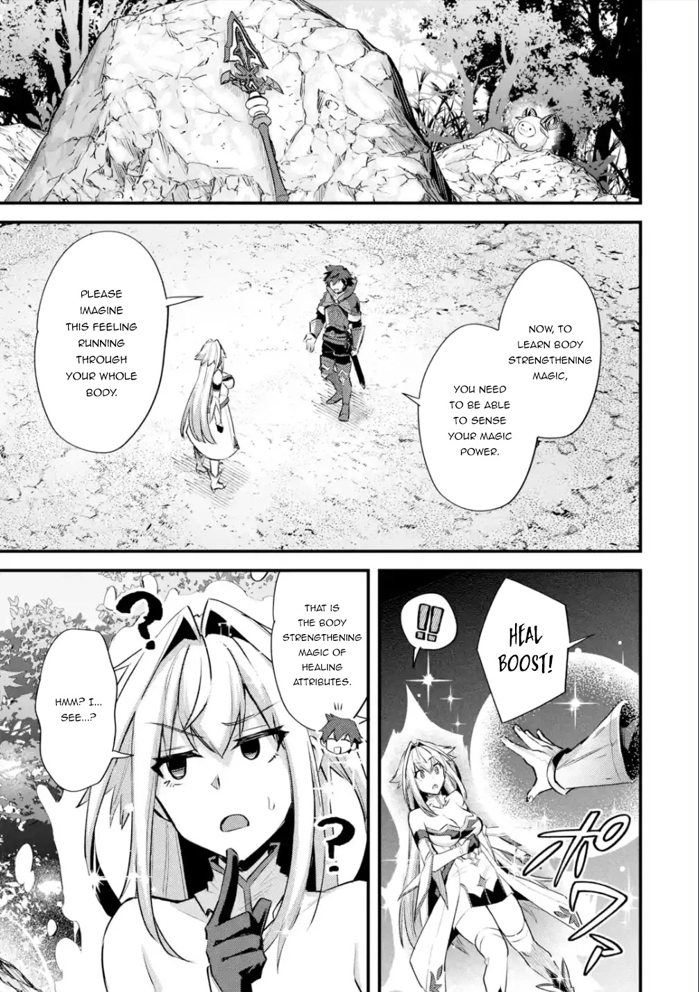 A Boy Who Has Been Reincarnated Twice Spends Peacefully as an S-Rank Adventurer, ~ I who was a Sage and a Hero of Previous World, Will Live in Peacefullness in the Next World~ Chapter 30 page 14 - Chapter 30: Training and One's Pride