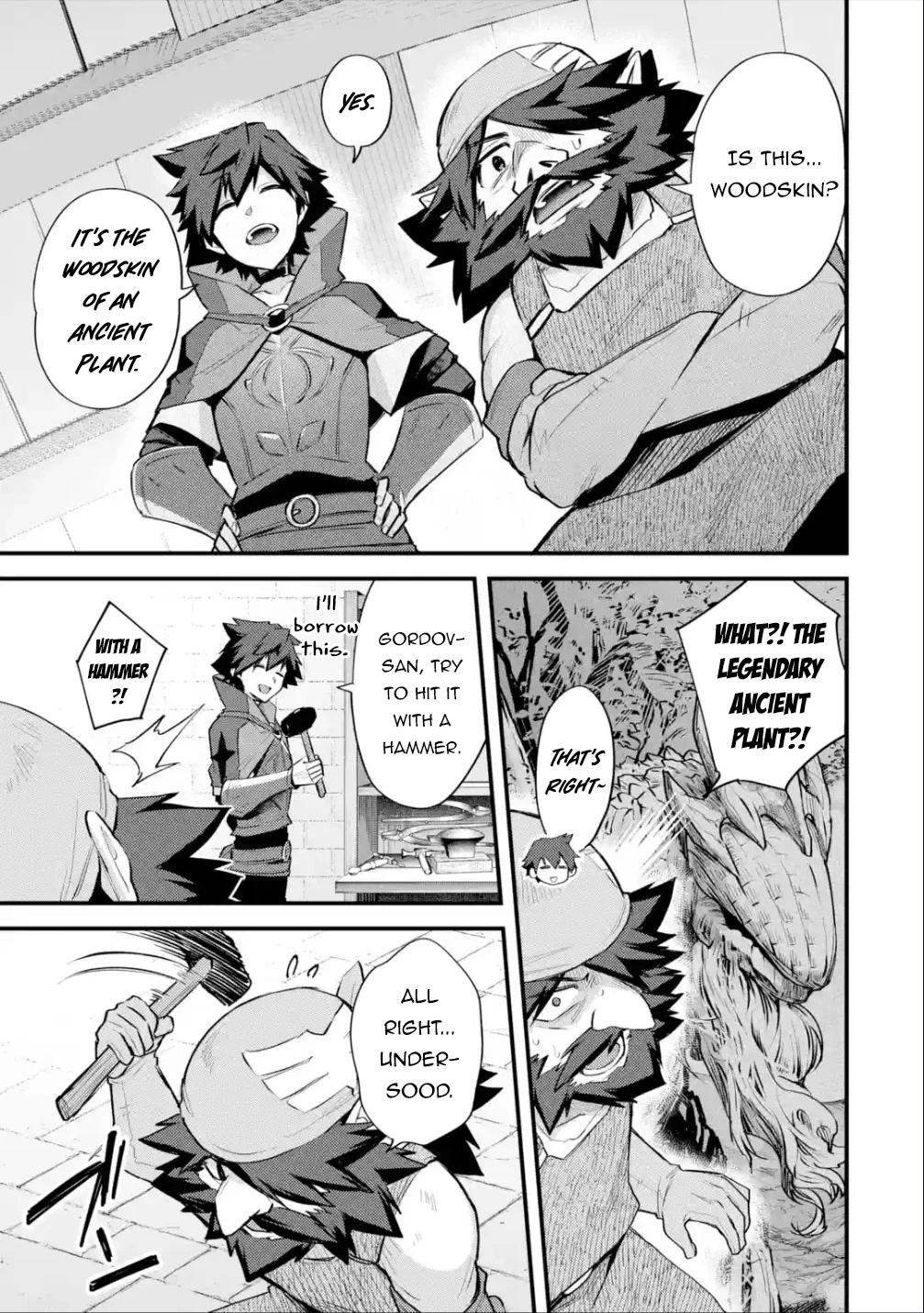 A Boy Who Has Been Reincarnated Twice Spends Peacefully as an S-Rank Adventurer, ~ I who was a Sage and a Hero of Previous World, Will Live in Peacefullness in the Next World~ Chapter 32 page 10 - Chapter 32: The Famous Blacksmith and the Best Material