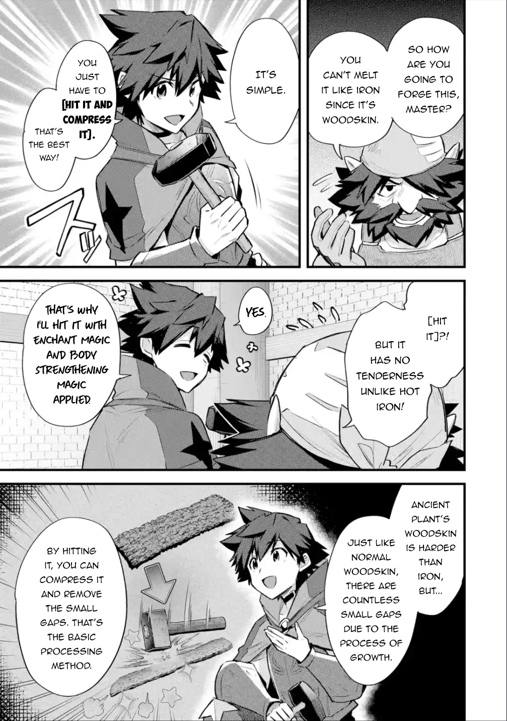 A Boy Who Has Been Reincarnated Twice Spends Peacefully as an S-Rank Adventurer, ~ I who was a Sage and a Hero of Previous World, Will Live in Peacefullness in the Next World~ Chapter 32 page 12 - Chapter 32: The Famous Blacksmith and the Best Material