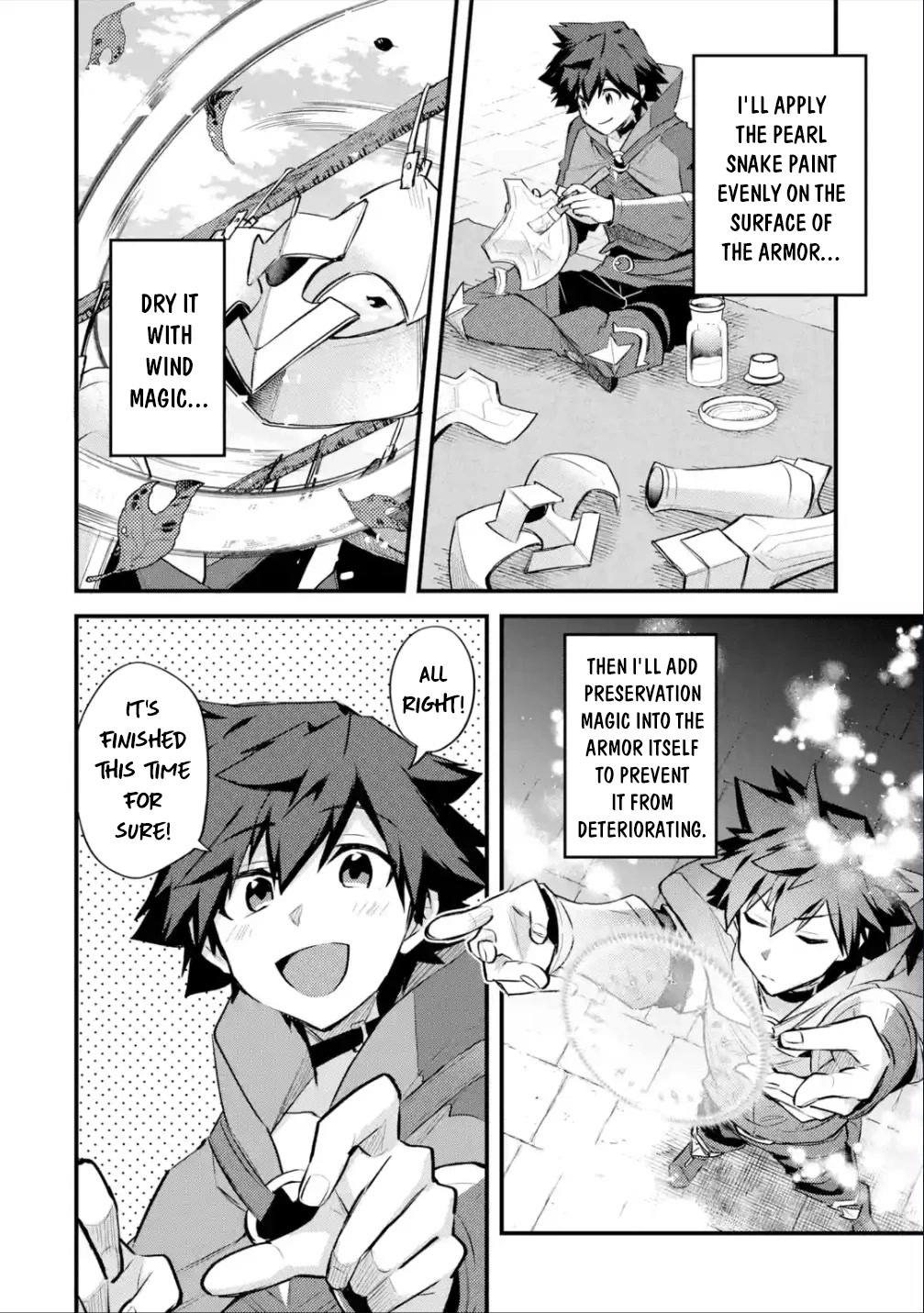A Boy Who Has Been Reincarnated Twice Spends Peacefully as an S-Rank Adventurer, ~ I who was a Sage and a Hero of Previous World, Will Live in Peacefullness in the Next World~ Chapter 32 page 17 - Chapter 32: The Famous Blacksmith and the Best Material