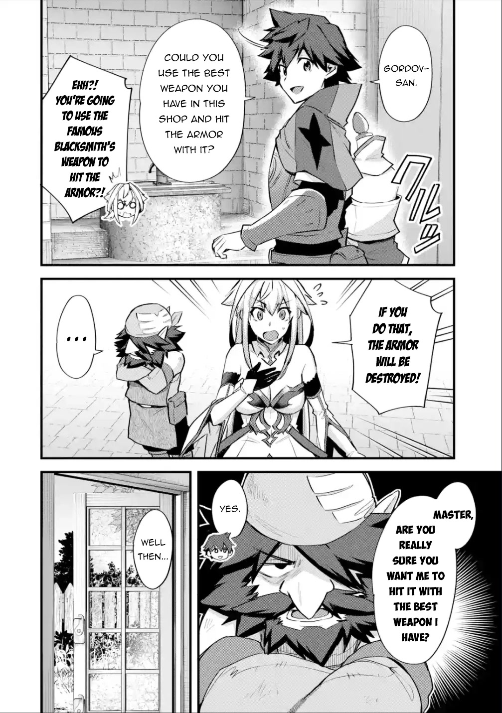 A Boy Who Has Been Reincarnated Twice Spends Peacefully as an S-Rank Adventurer, ~ I who was a Sage and a Hero of Previous World, Will Live in Peacefullness in the Next World~ Chapter 32 page 19 - Chapter 32: The Famous Blacksmith and the Best Material