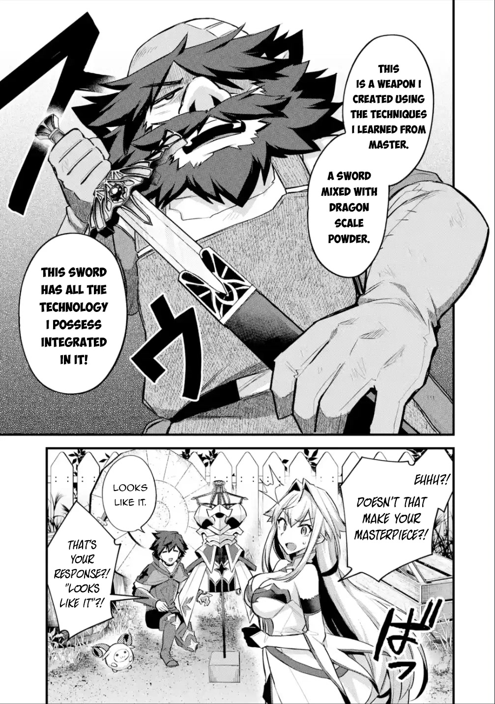 A Boy Who Has Been Reincarnated Twice Spends Peacefully as an S-Rank Adventurer, ~ I who was a Sage and a Hero of Previous World, Will Live in Peacefullness in the Next World~ Chapter 32 page 20 - Chapter 32: The Famous Blacksmith and the Best Material