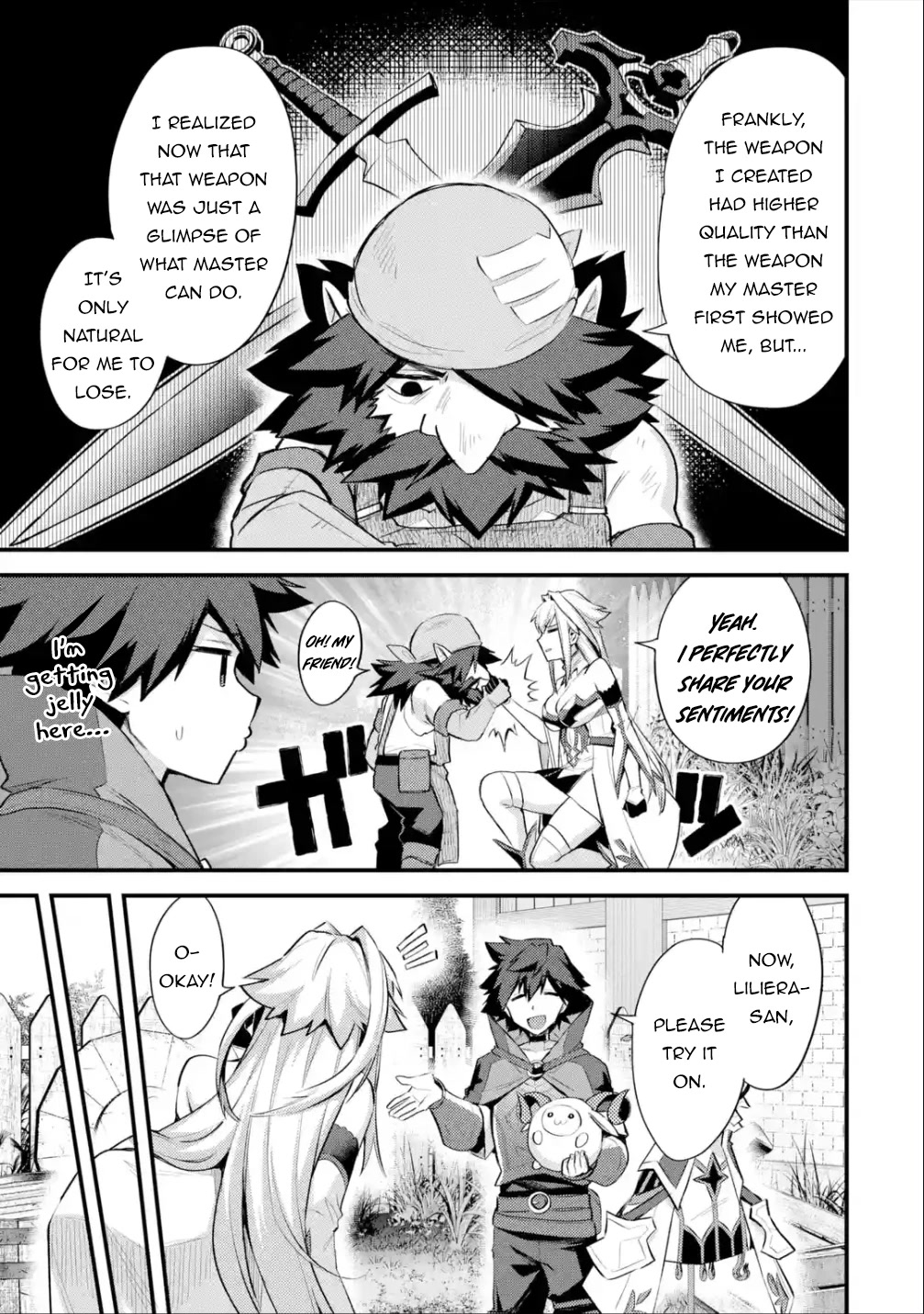 A Boy Who Has Been Reincarnated Twice Spends Peacefully as an S-Rank Adventurer, ~ I who was a Sage and a Hero of Previous World, Will Live in Peacefullness in the Next World~ Chapter 32 page 24 - Chapter 32: The Famous Blacksmith and the Best Material