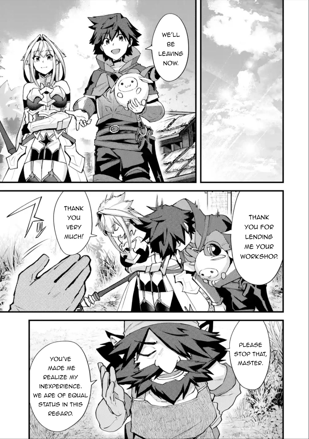 A Boy Who Has Been Reincarnated Twice Spends Peacefully as an S-Rank Adventurer, ~ I who was a Sage and a Hero of Previous World, Will Live in Peacefullness in the Next World~ Chapter 32 page 28 - Chapter 32: The Famous Blacksmith and the Best Material