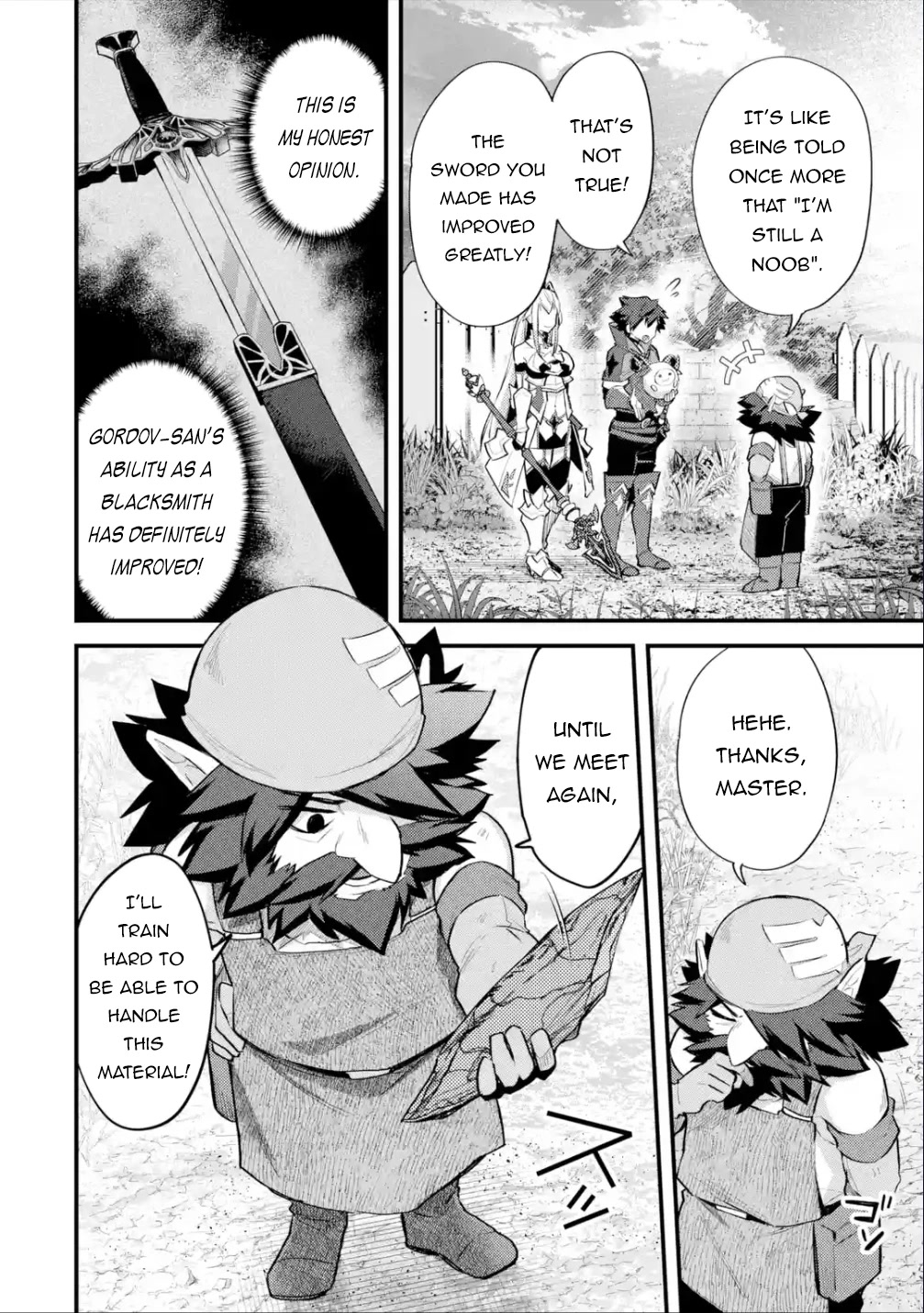 A Boy Who Has Been Reincarnated Twice Spends Peacefully as an S-Rank Adventurer, ~ I who was a Sage and a Hero of Previous World, Will Live in Peacefullness in the Next World~ Chapter 32 page 29 - Chapter 32: The Famous Blacksmith and the Best Material
