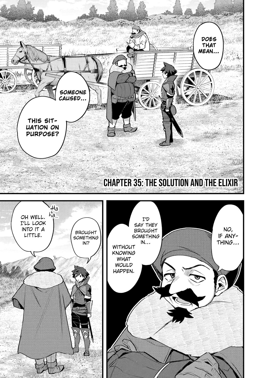 A Boy Who Has Been Reincarnated Twice Spends Peacefully as an S-Rank Adventurer, ~ I who was a Sage and a Hero of Previous World, Will Live in Peacefullness in the Next World~ Chapter 35 page 1 - Chapter 35