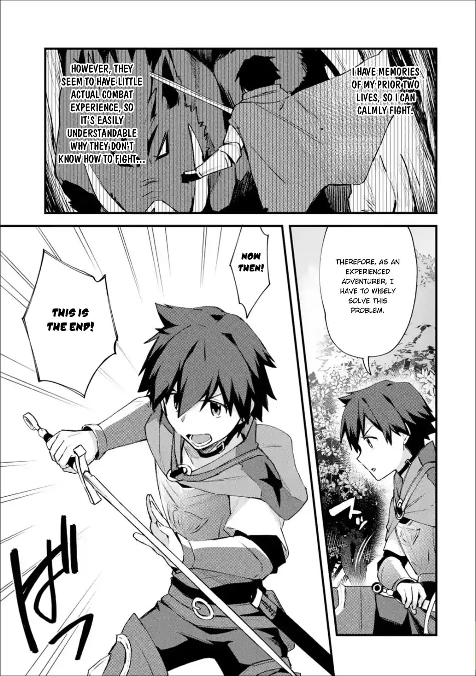 A Boy Who Has Been Reincarnated Twice Spends Peacefully as an S-Rank Adventurer, ~ I who was a Sage and a Hero of Previous World, Will Live in Peacefullness in the Next World~ Chapter 4 page 20 - Chapter 4