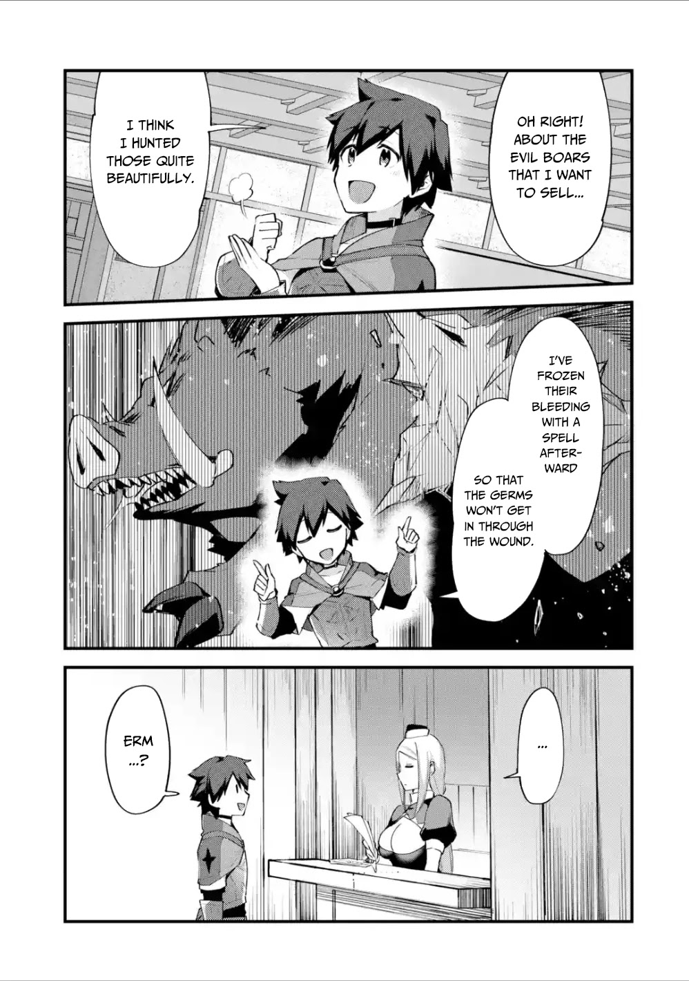 A Boy Who Has Been Reincarnated Twice Spends Peacefully as an S-Rank Adventurer, ~ I who was a Sage and a Hero of Previous World, Will Live in Peacefullness in the Next World~ Chapter 5 page 12 - Chapter 5: First Income and Promotion