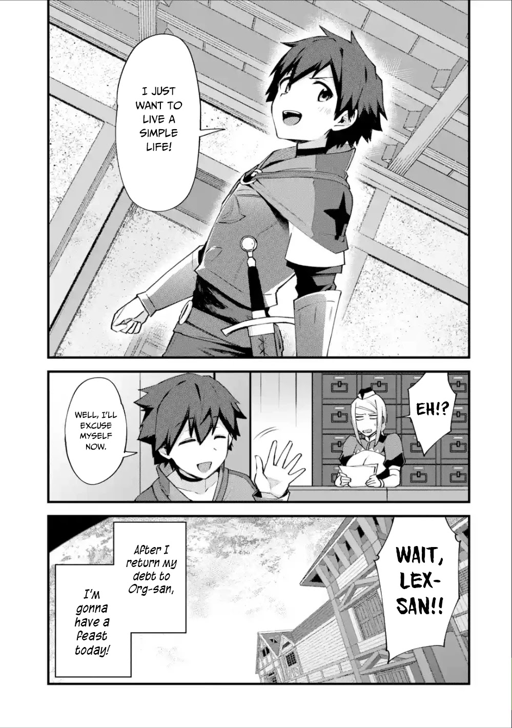A Boy Who Has Been Reincarnated Twice Spends Peacefully as an S-Rank Adventurer, ~ I who was a Sage and a Hero of Previous World, Will Live in Peacefullness in the Next World~ Chapter 5 page 24 - Chapter 5: First Income and Promotion