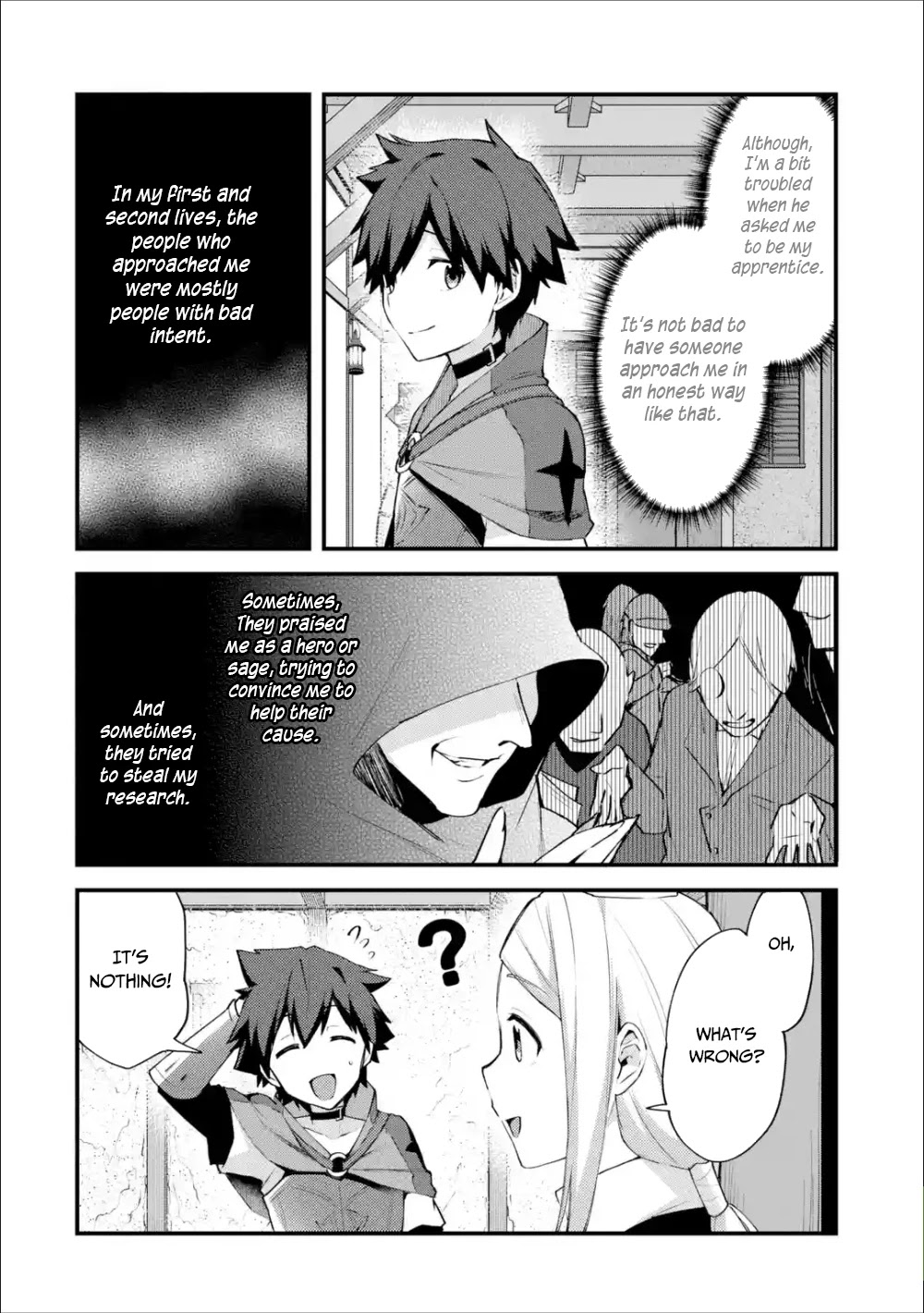 A Boy Who Has Been Reincarnated Twice Spends Peacefully as an S-Rank Adventurer, ~ I who was a Sage and a Hero of Previous World, Will Live in Peacefullness in the Next World~ Chapter 5 page 5 - Chapter 5: First Income and Promotion