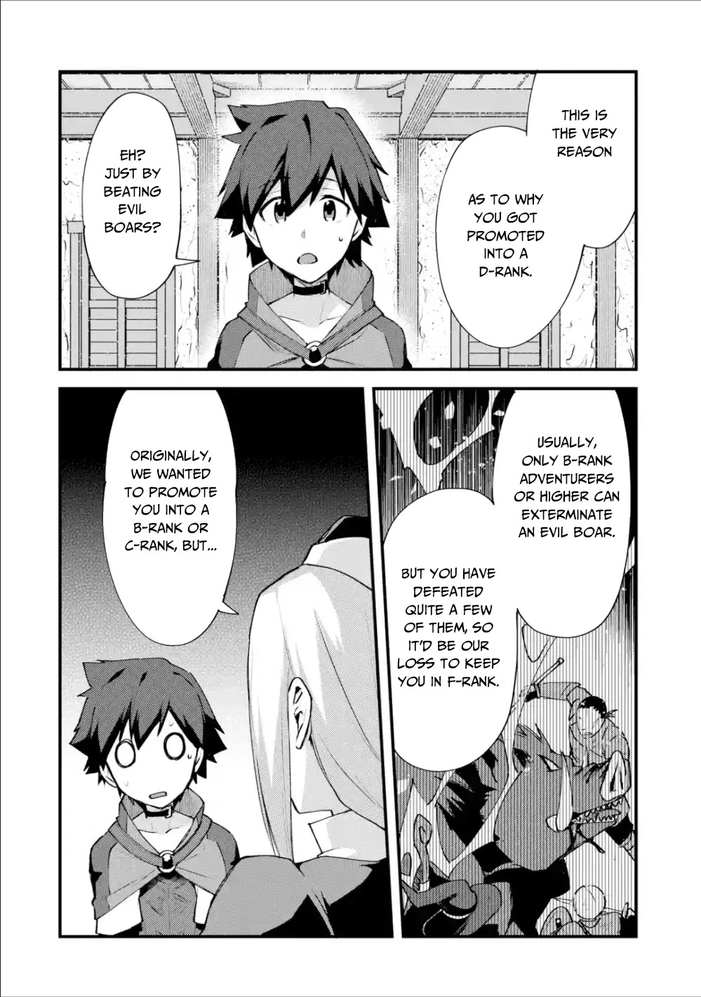 A Boy Who Has Been Reincarnated Twice Spends Peacefully as an S-Rank Adventurer, ~ I who was a Sage and a Hero of Previous World, Will Live in Peacefullness in the Next World~ Chapter 5 page 9 - Chapter 5: First Income and Promotion