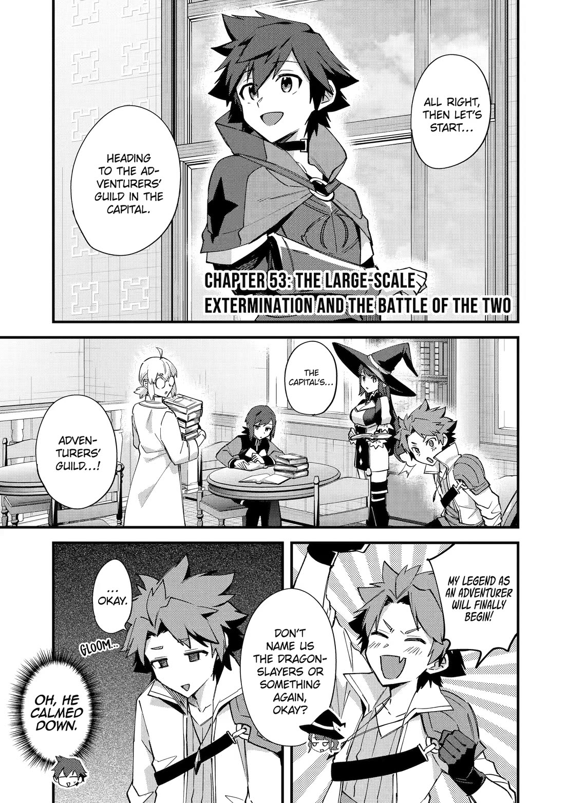 A Boy Who Has Been Reincarnated Twice Spends Peacefully as an S-Rank Adventurer, ~ I who was a Sage and a Hero of Previous World, Will Live in Peacefullness in the Next World~ Chapter 53 page 1 - Chapter 53