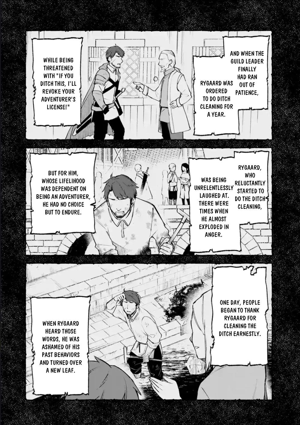 A Boy Who Has Been Reincarnated Twice Spends Peacefully as an S-Rank Adventurer, ~ I who was a Sage and a Hero of Previous World, Will Live in Peacefullness in the Next World~ Chapter 6 page 11 - Chapter 6: The Ditch Cleaning and The Great Swordsman