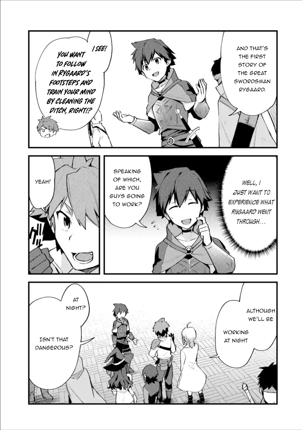 A Boy Who Has Been Reincarnated Twice Spends Peacefully as an S-Rank Adventurer, ~ I who was a Sage and a Hero of Previous World, Will Live in Peacefullness in the Next World~ Chapter 6 page 12 - Chapter 6: The Ditch Cleaning and The Great Swordsman