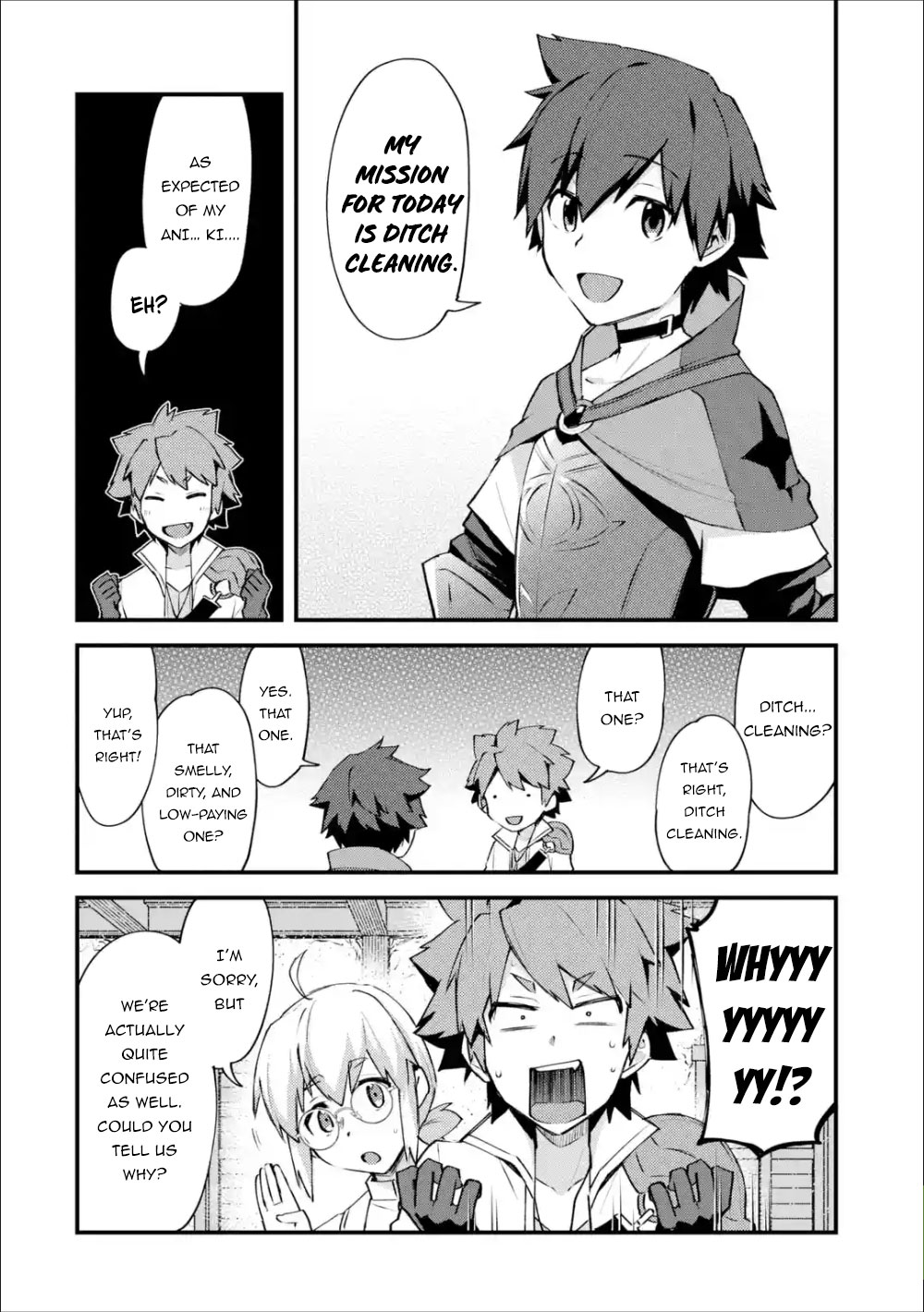 A Boy Who Has Been Reincarnated Twice Spends Peacefully as an S-Rank Adventurer, ~ I who was a Sage and a Hero of Previous World, Will Live in Peacefullness in the Next World~ Chapter 6 page 7 - Chapter 6: The Ditch Cleaning and The Great Swordsman