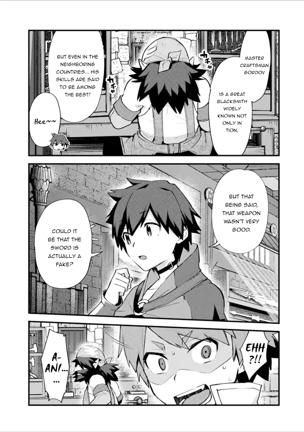 A Boy Who Has Been Reincarnated Twice Spends Peacefully as an S-Rank Adventurer, ~ I who was a Sage and a Hero of Previous World, Will Live in Peacefullness in the Next World~ Chapter 7 page 10 - Chapter 7: The Dwarf and The Dull Sword