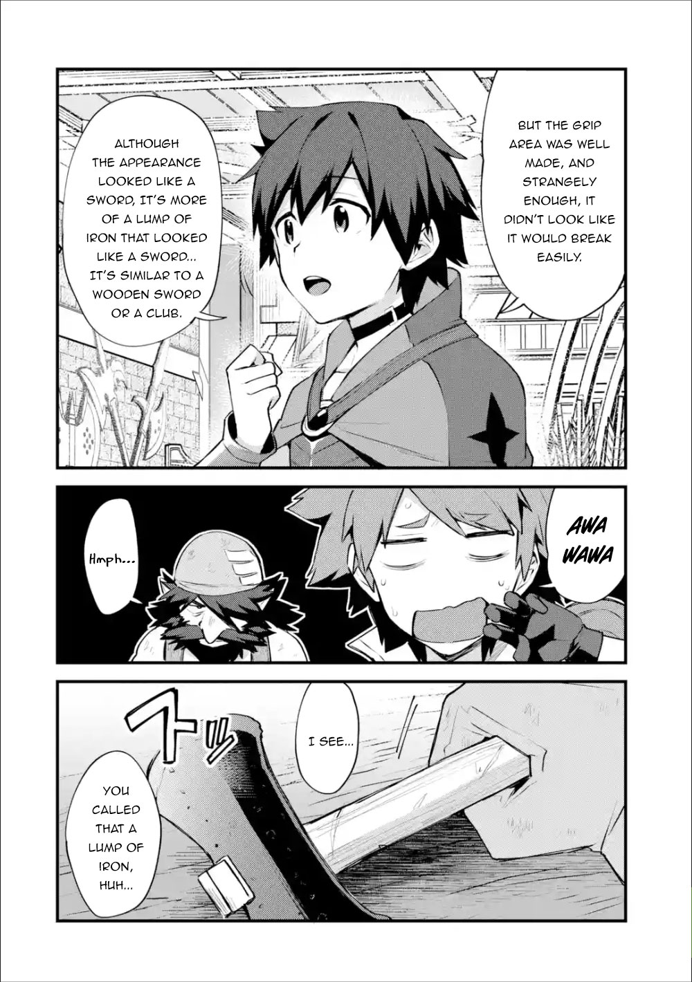 A Boy Who Has Been Reincarnated Twice Spends Peacefully as an S-Rank Adventurer, ~ I who was a Sage and a Hero of Previous World, Will Live in Peacefullness in the Next World~ Chapter 7 page 13 - Chapter 7: The Dwarf and The Dull Sword