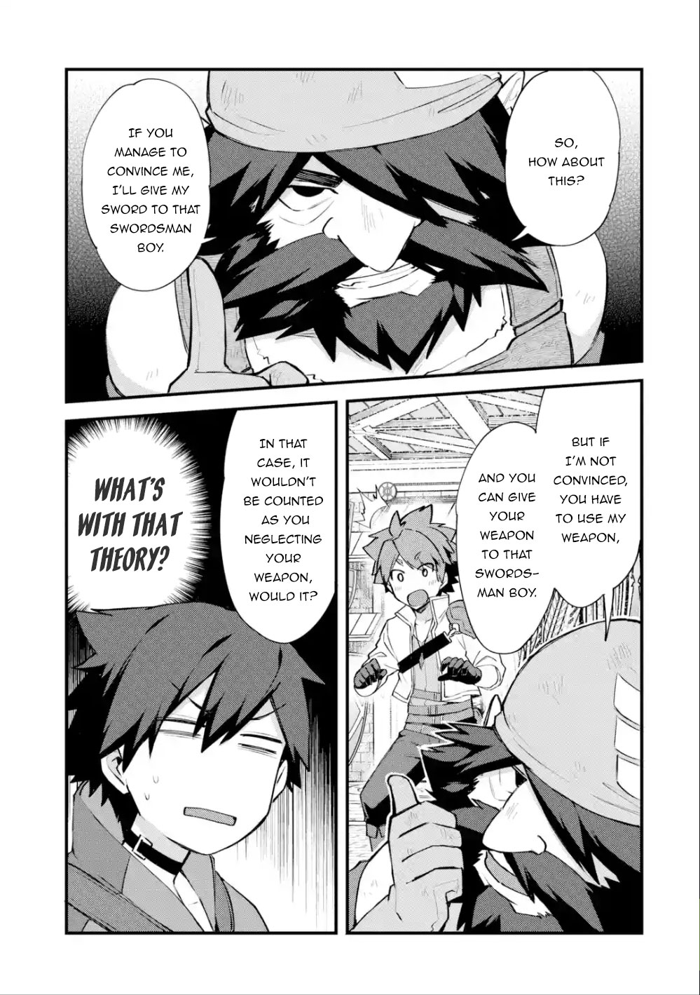 A Boy Who Has Been Reincarnated Twice Spends Peacefully as an S-Rank Adventurer, ~ I who was a Sage and a Hero of Previous World, Will Live in Peacefullness in the Next World~ Chapter 7 page 26 - Chapter 7: The Dwarf and The Dull Sword