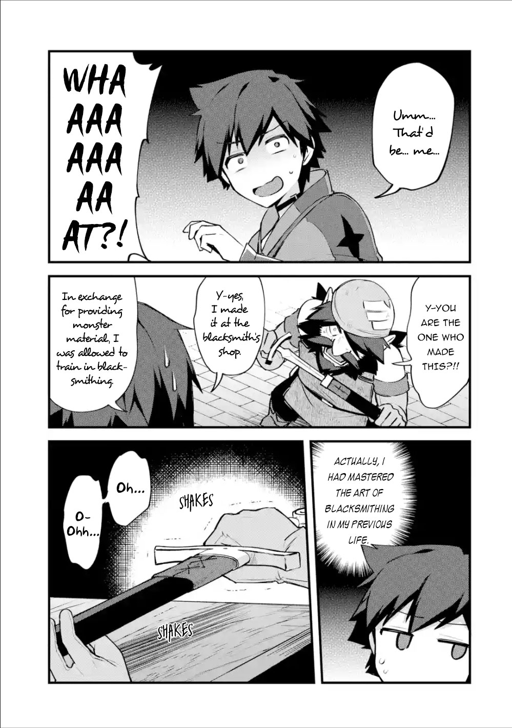 A Boy Who Has Been Reincarnated Twice Spends Peacefully as an S-Rank Adventurer, ~ I who was a Sage and a Hero of Previous World, Will Live in Peacefullness in the Next World~ Chapter 7 page 30 - Chapter 7: The Dwarf and The Dull Sword