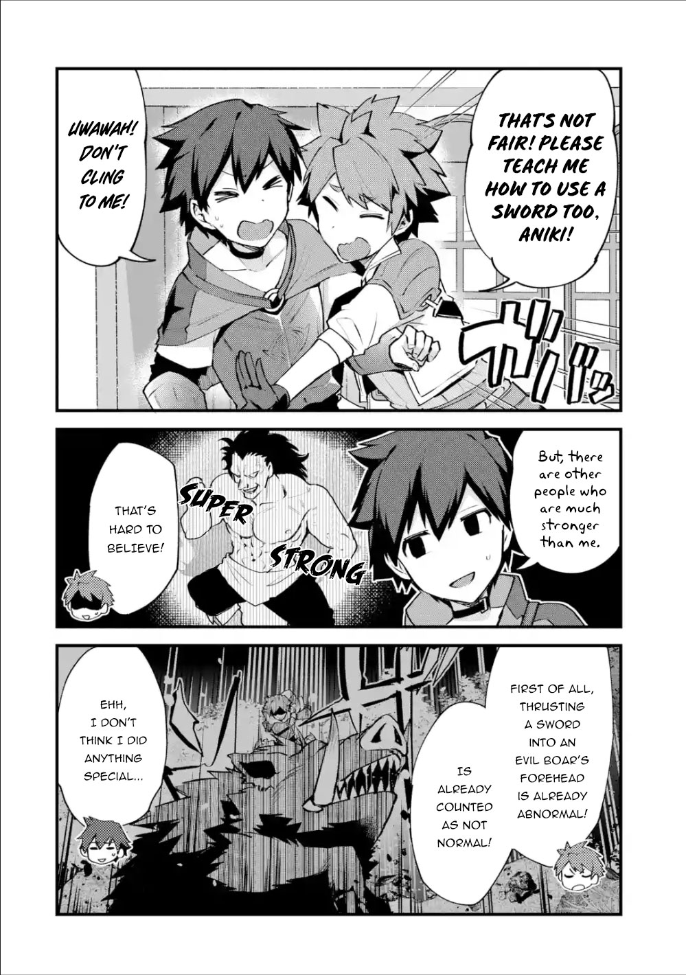 A Boy Who Has Been Reincarnated Twice Spends Peacefully as an S-Rank Adventurer, ~ I who was a Sage and a Hero of Previous World, Will Live in Peacefullness in the Next World~ Chapter 7 page 5 - Chapter 7: The Dwarf and The Dull Sword