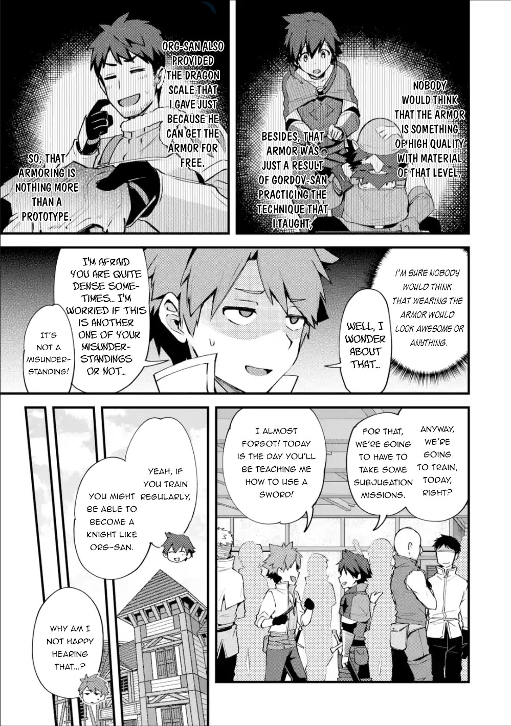 A Boy Who Has Been Reincarnated Twice Spends Peacefully as an S-Rank Adventurer, ~ I who was a Sage and a Hero of Previous World, Will Live in Peacefullness in the Next World~ Chapter 8 page 14 - Chapter 8: The Dragon Armoer and The Brother in Training