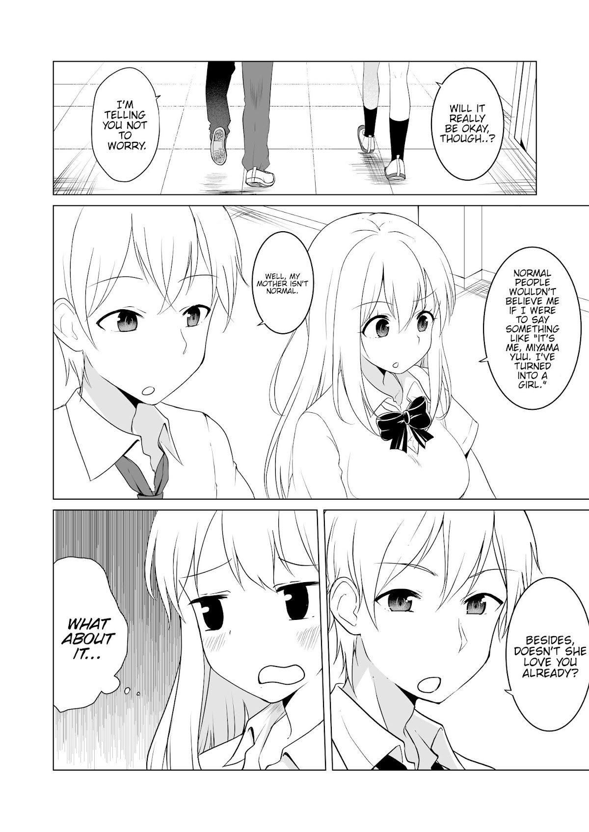 A Boy who Loves Genderswap got Genderswapped so He acts out His Ideal Genderswap Girl Chapter 11 page 2 - Chapter 11