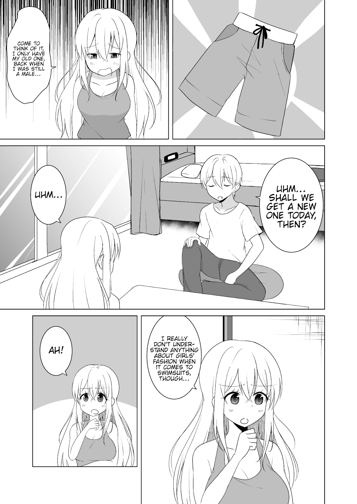 A Boy who Loves Genderswap got Genderswapped so He acts out His Ideal Genderswap Girl Chapter 14 page 3 - Chapter 14