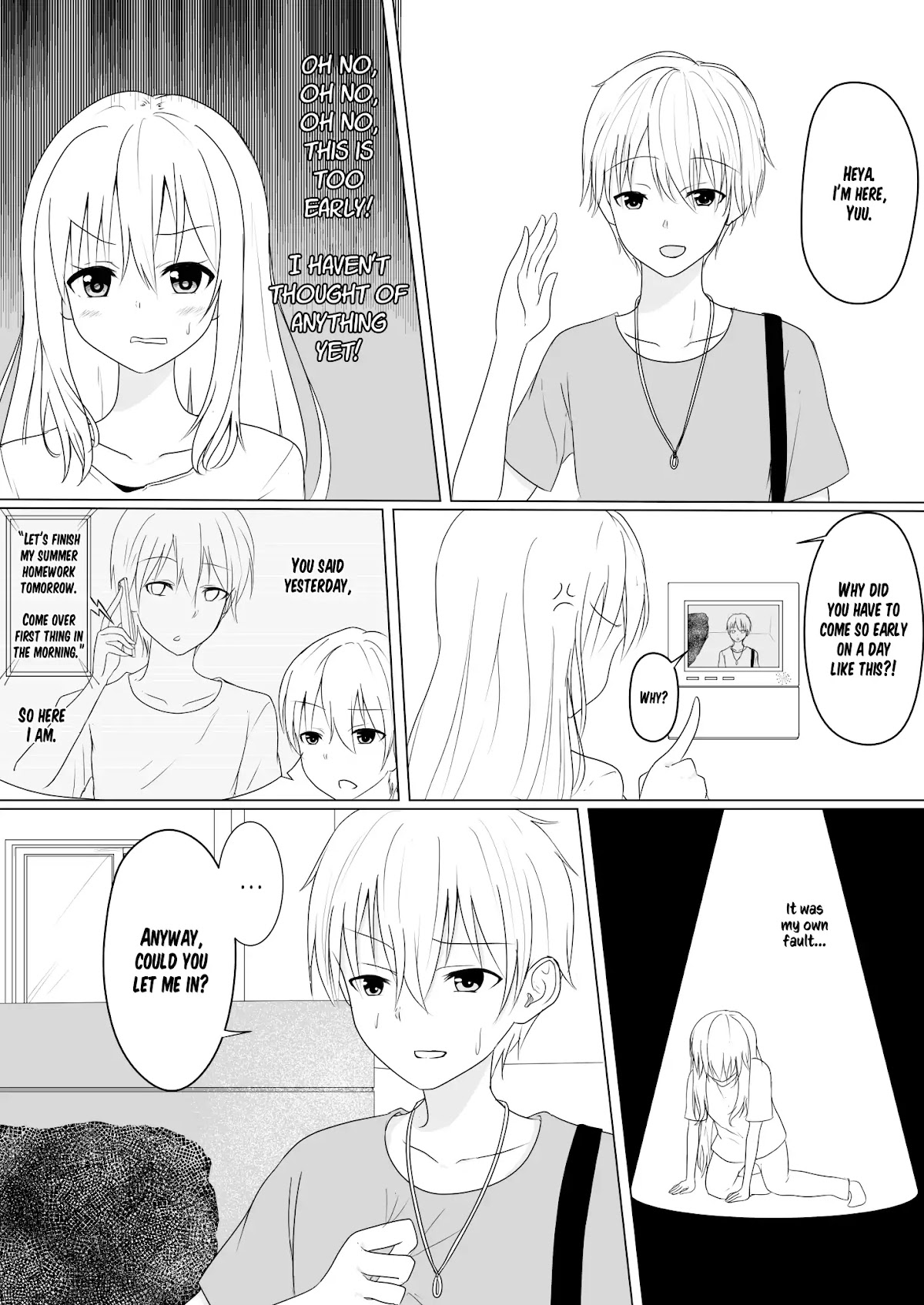 A Boy who Loves Genderswap got Genderswapped so He acts out His Ideal Genderswap Girl Chapter 2 page 2 - Chapter 2