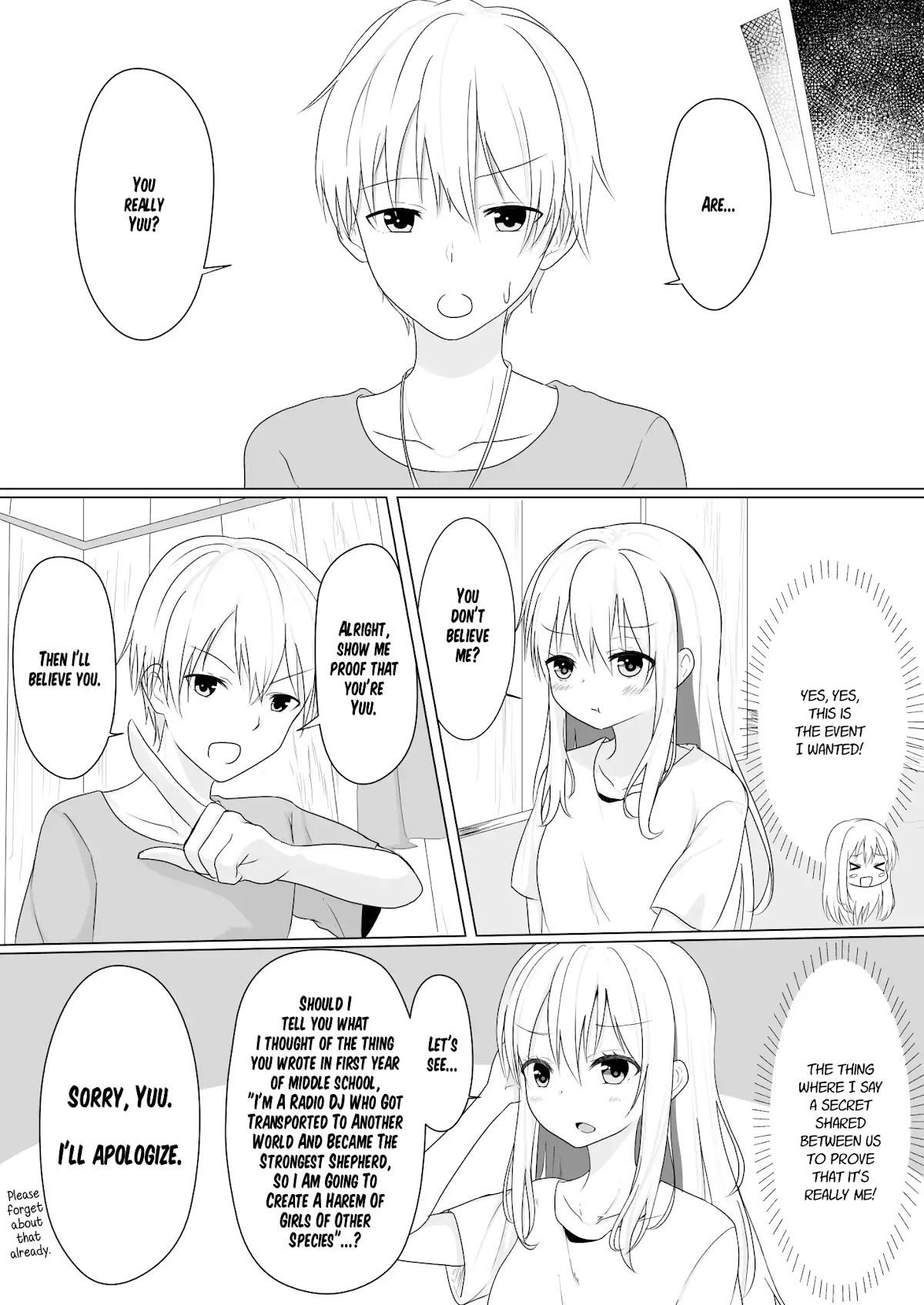 A Boy who Loves Genderswap got Genderswapped so He acts out His Ideal Genderswap Girl Chapter 2 page 3 - Chapter 2