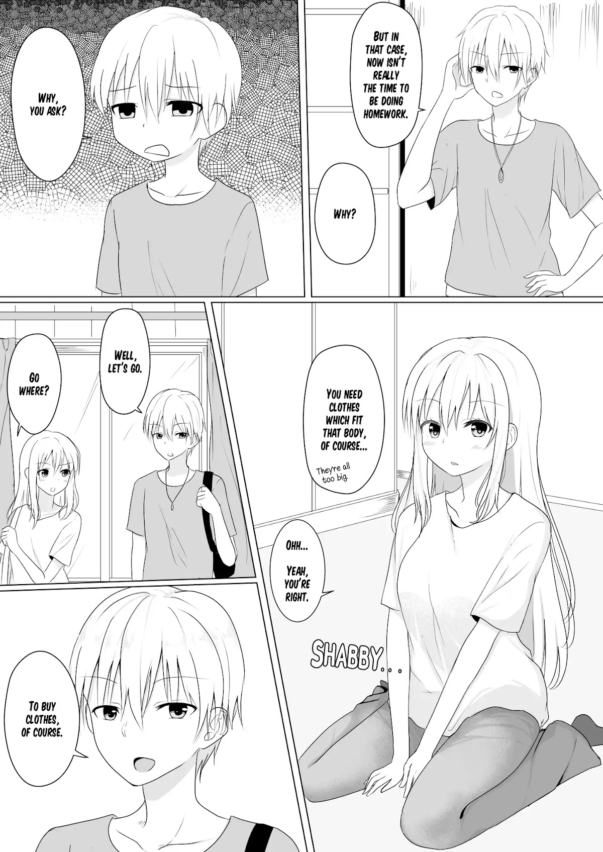 A Boy who Loves Genderswap got Genderswapped so He acts out His Ideal Genderswap Girl Chapter 2 page 4 - Chapter 2