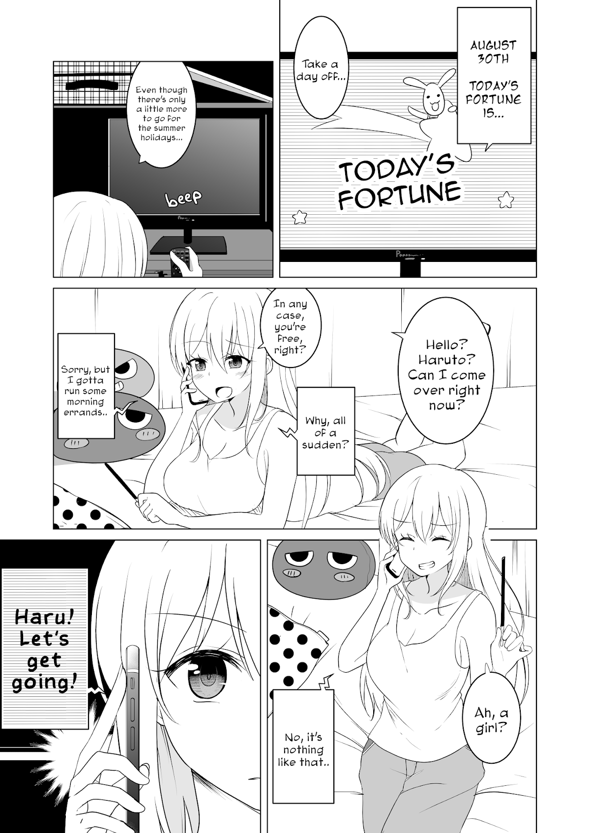 A Boy who Loves Genderswap got Genderswapped so He acts out His Ideal Genderswap Girl Chapter 23 page 1 - Chapter 23