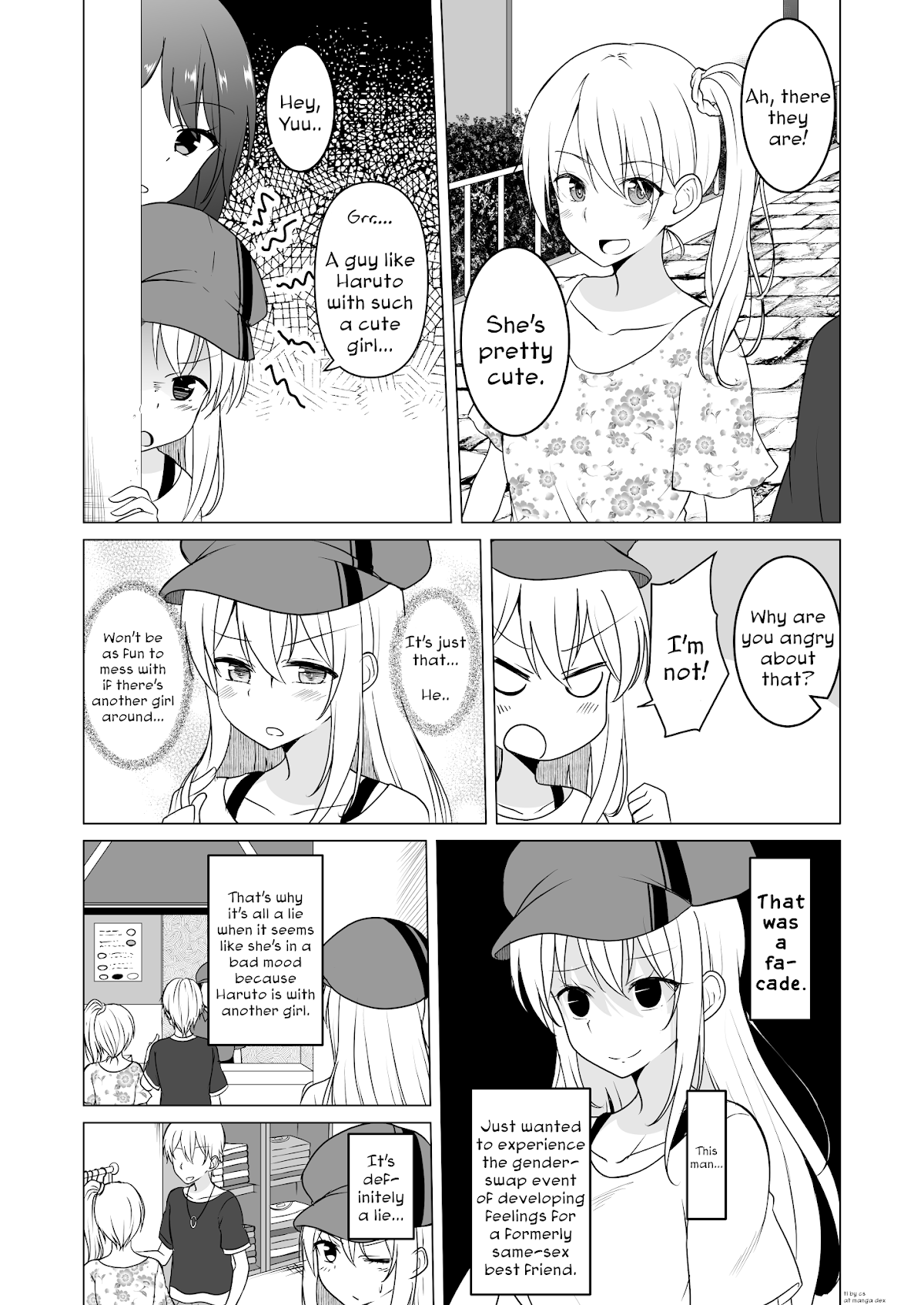 A Boy who Loves Genderswap got Genderswapped so He acts out His Ideal Genderswap Girl Chapter 23 page 4 - Chapter 23