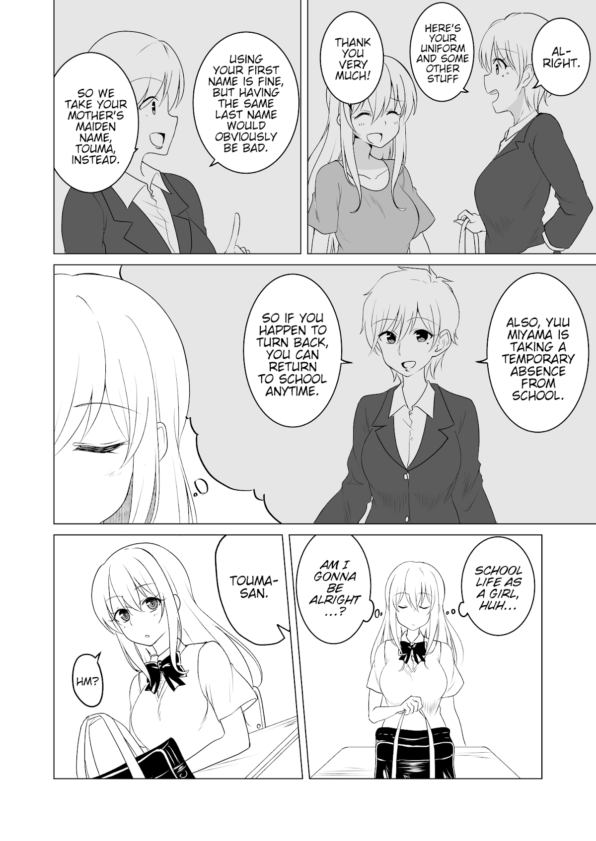 A Boy who Loves Genderswap got Genderswapped so He acts out His Ideal Genderswap Girl Chapter 26 page 2 - Chapter 26