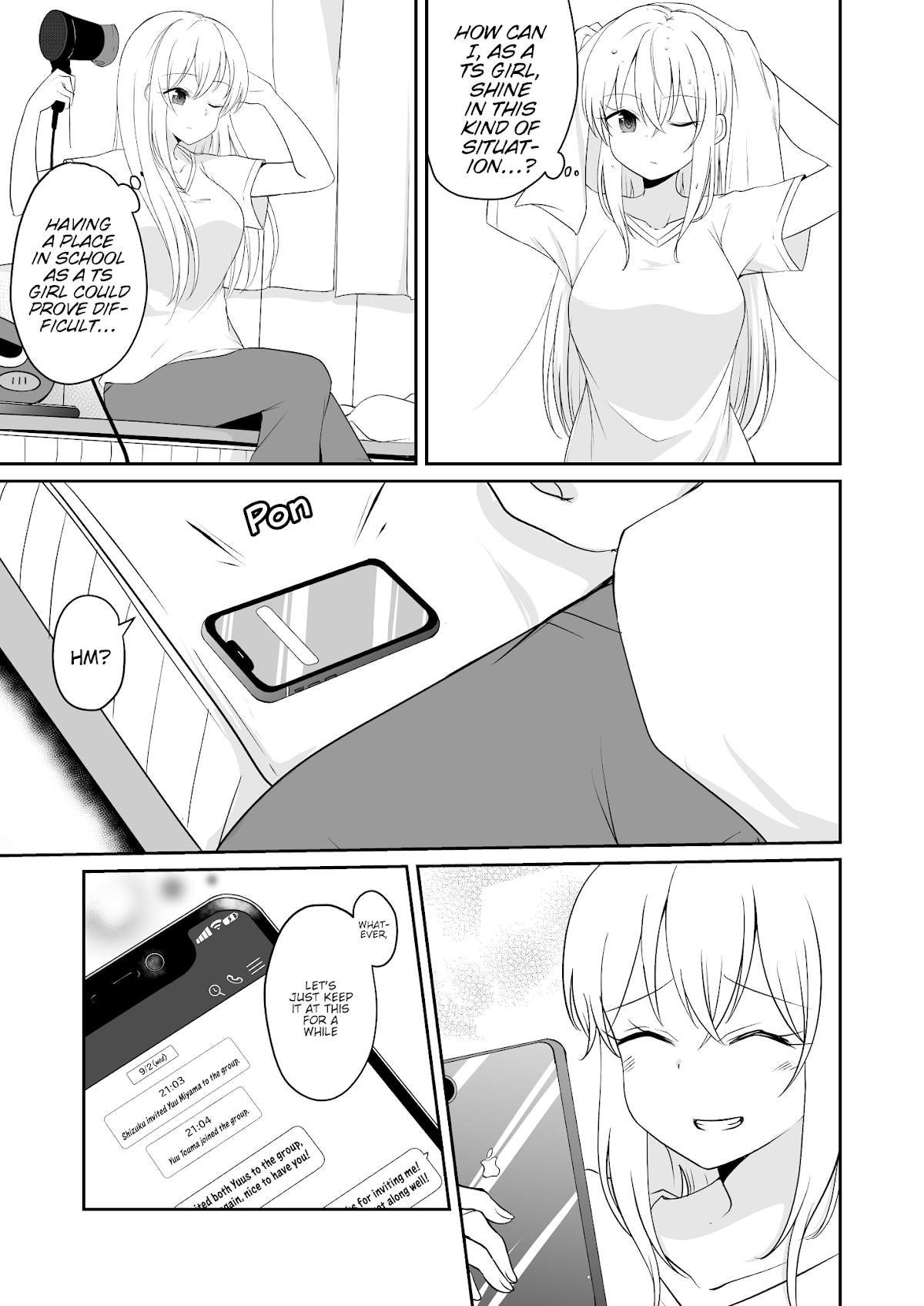 A Boy who Loves Genderswap got Genderswapped so He acts out His Ideal Genderswap Girl Chapter 28 page 3 - Chapter 28