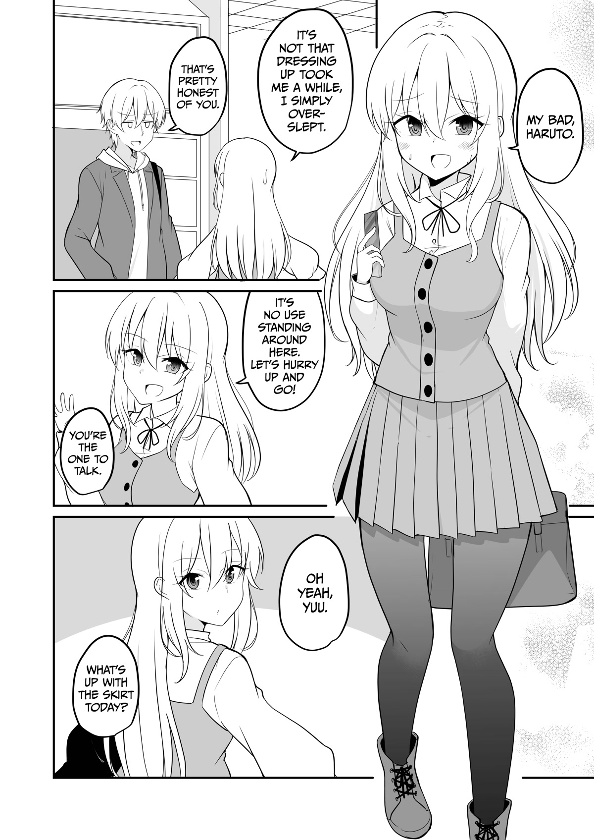 A Boy who Loves Genderswap got Genderswapped so He acts out His Ideal Genderswap Girl Chapter 32 page 3 - Chapter 32