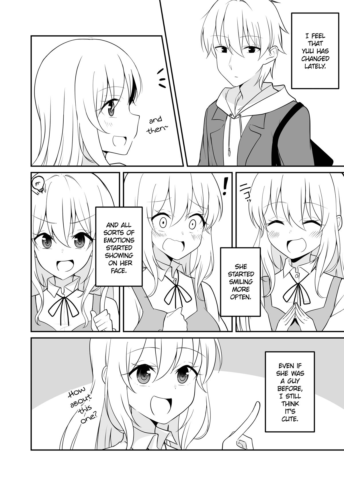 A Boy who Loves Genderswap got Genderswapped so He acts out His Ideal Genderswap Girl Chapter 32 page 5 - Chapter 32