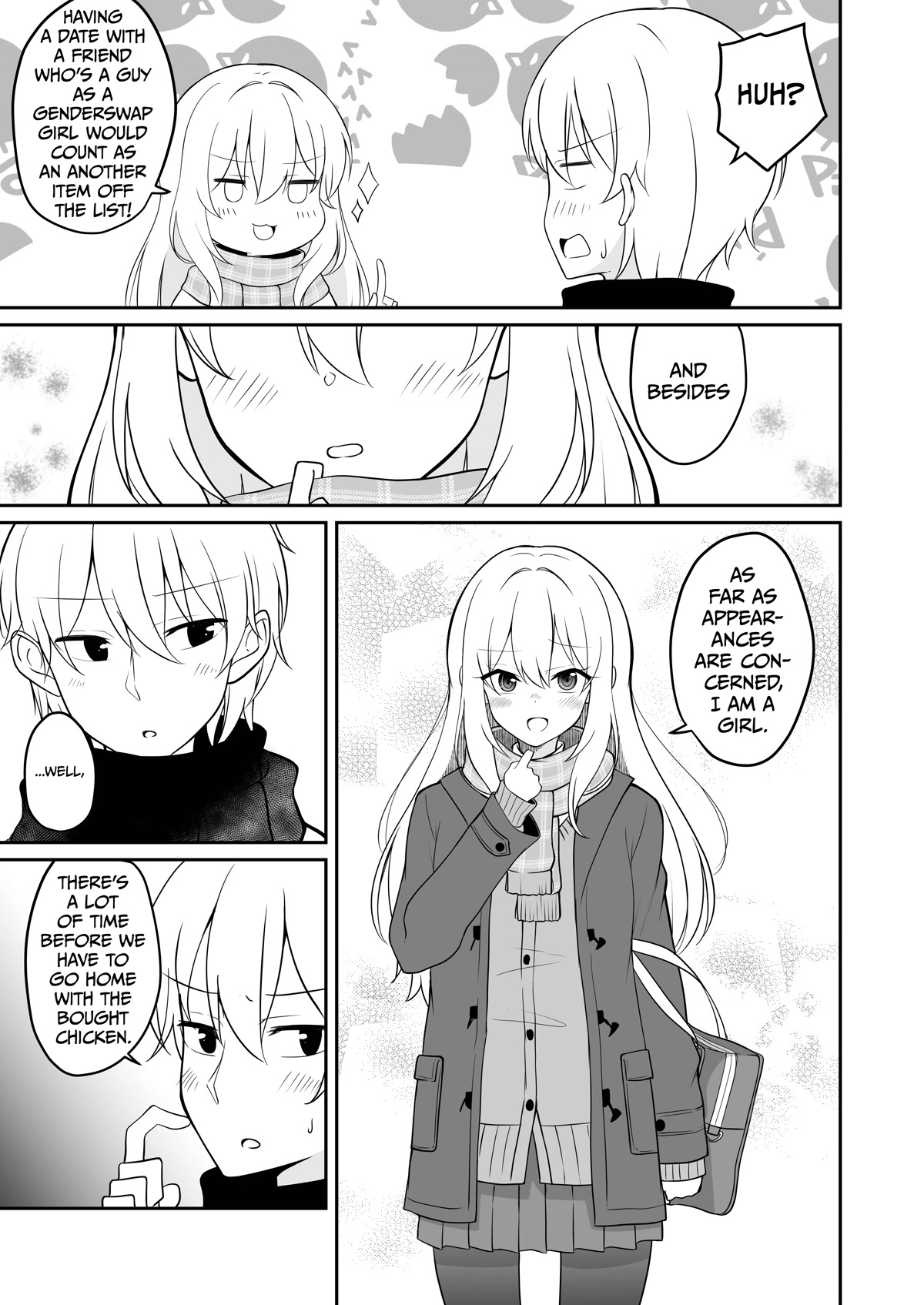 A Boy who Loves Genderswap got Genderswapped so He acts out His Ideal Genderswap Girl Chapter 33 page 4 - Chapter 33