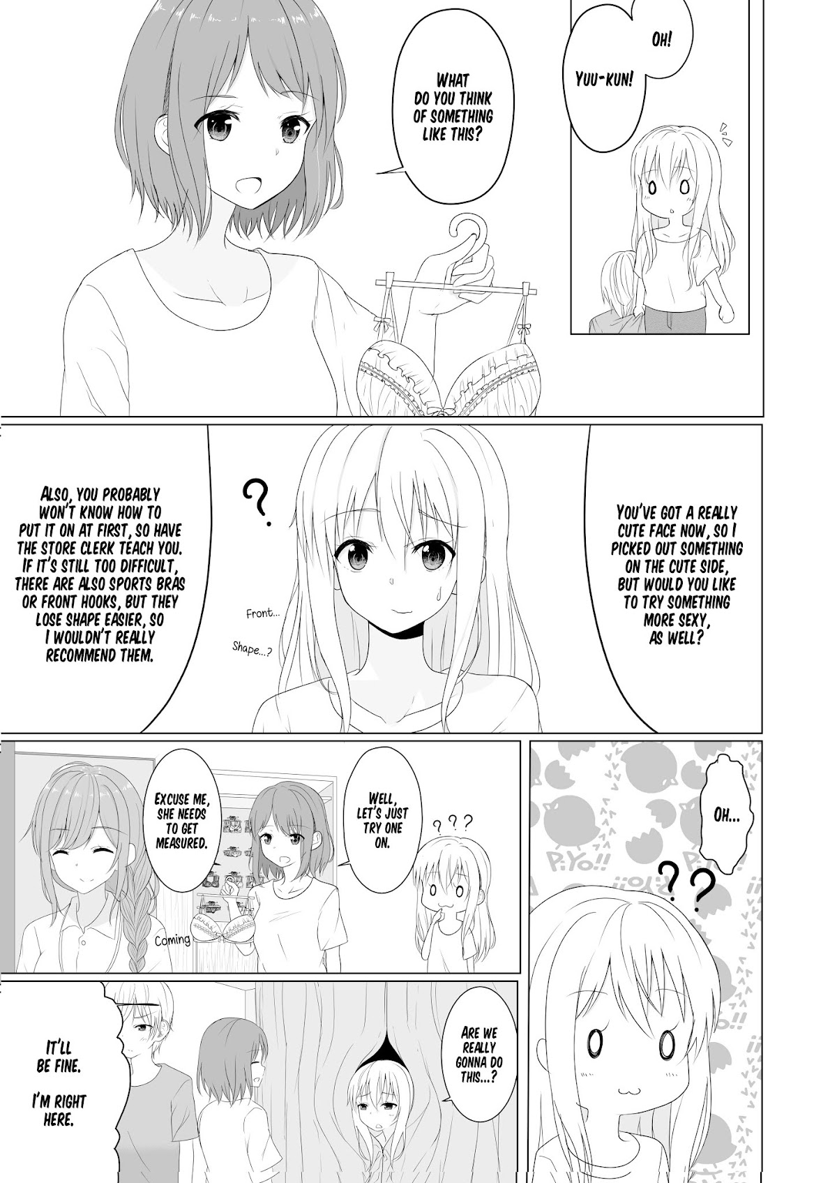 A Boy who Loves Genderswap got Genderswapped so He acts out His Ideal Genderswap Girl Chapter 4 page 3 - Chapter 4