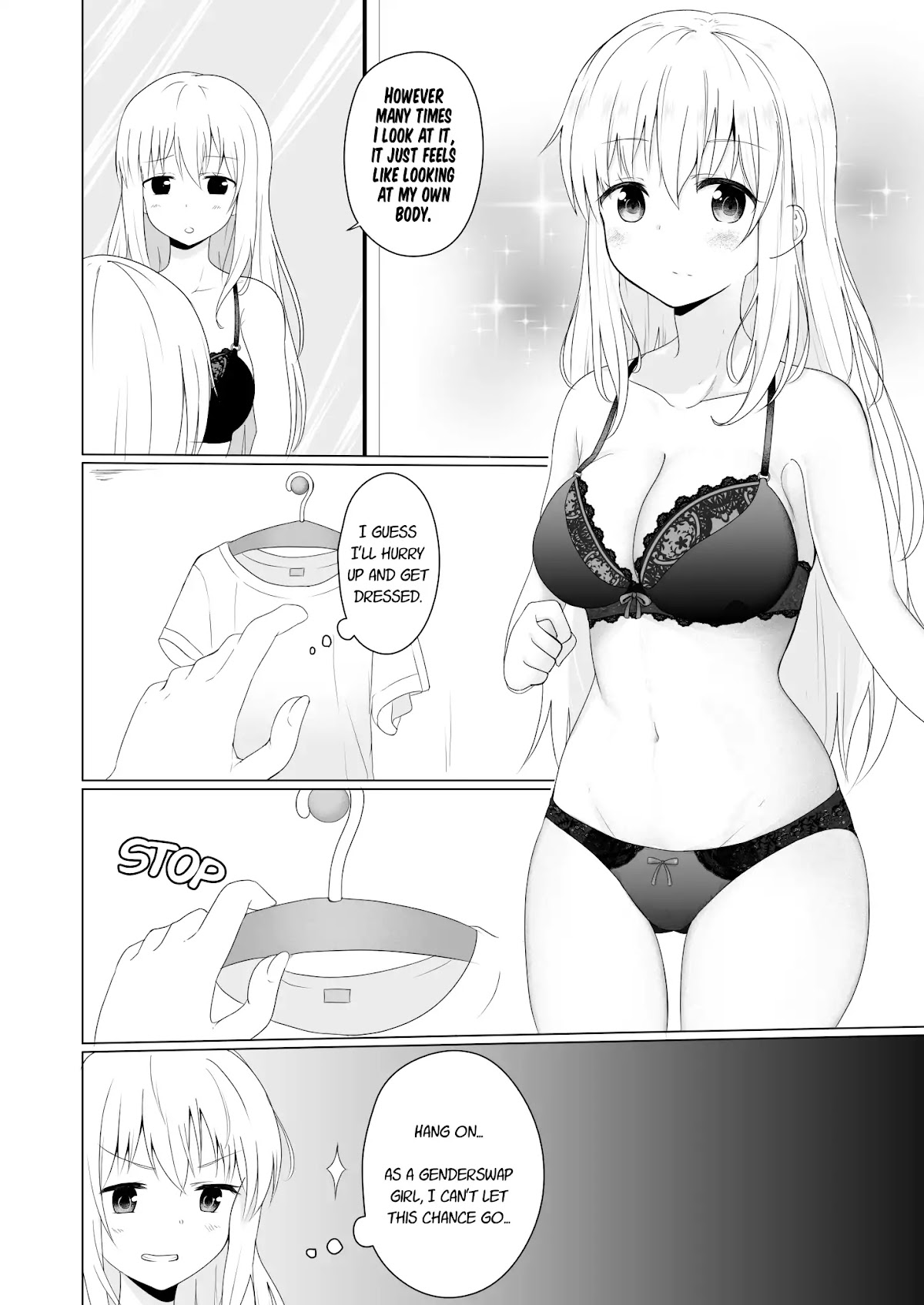 A Boy who Loves Genderswap got Genderswapped so He acts out His Ideal Genderswap Girl Chapter 5 page 2 - Chapter 5