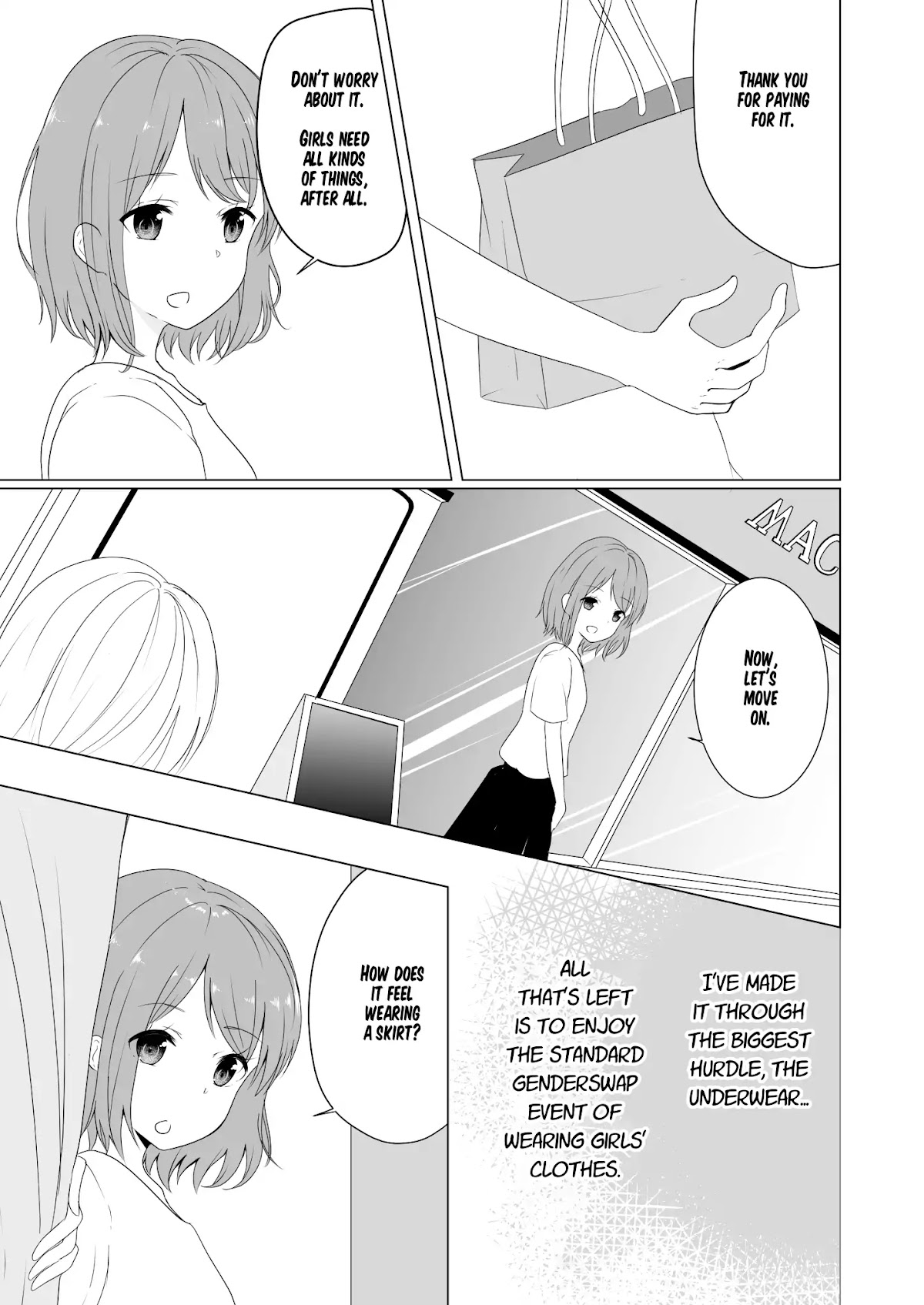 A Boy who Loves Genderswap got Genderswapped so He acts out His Ideal Genderswap Girl Chapter 6 page 1 - Chapter 6